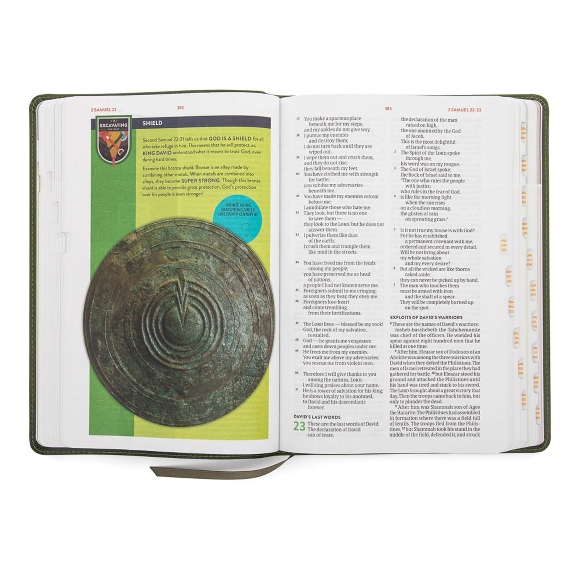 slide 5 of 10 for CSB Explorer Bible for Kids, Olive Compass LeatherTouch, Indexed