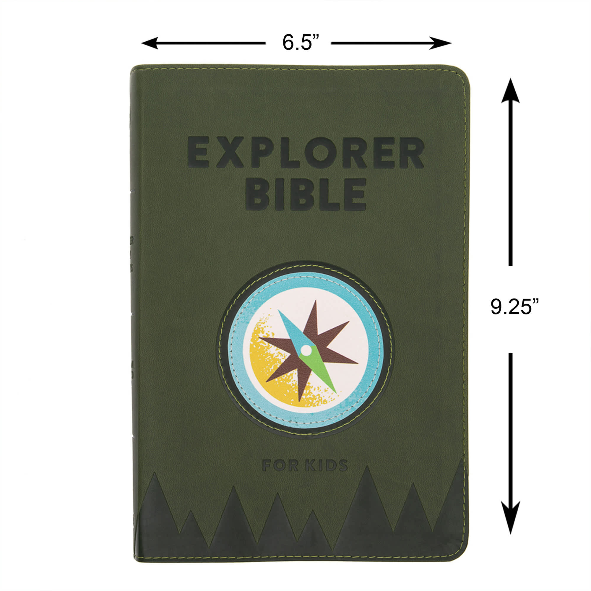 slide 8 of 10 for CSB Explorer Bible for Kids, Olive Compass LeatherTouch, Indexed