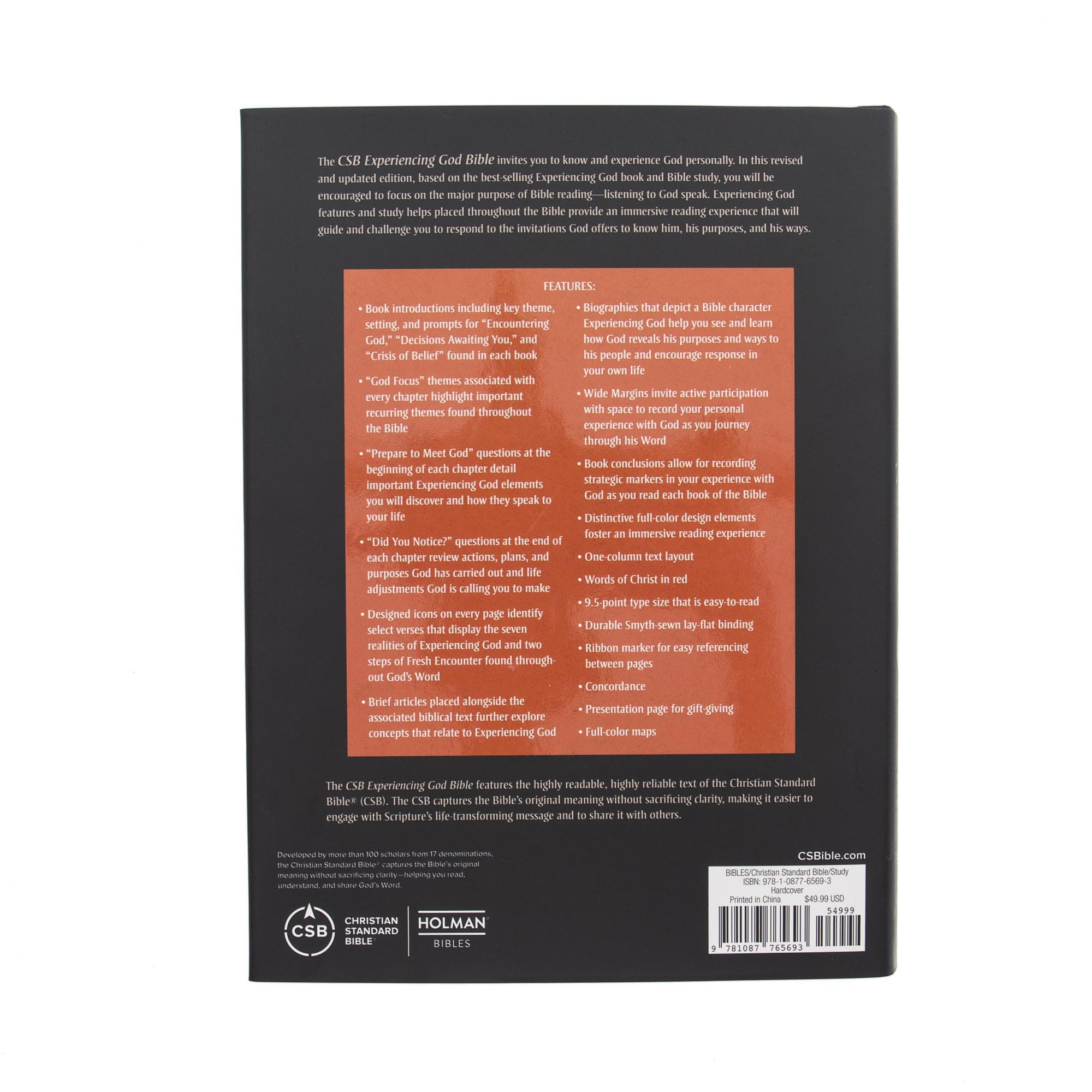slide 10 of 10 for CSB Experiencing God Bible, Hardcover, Jacketed