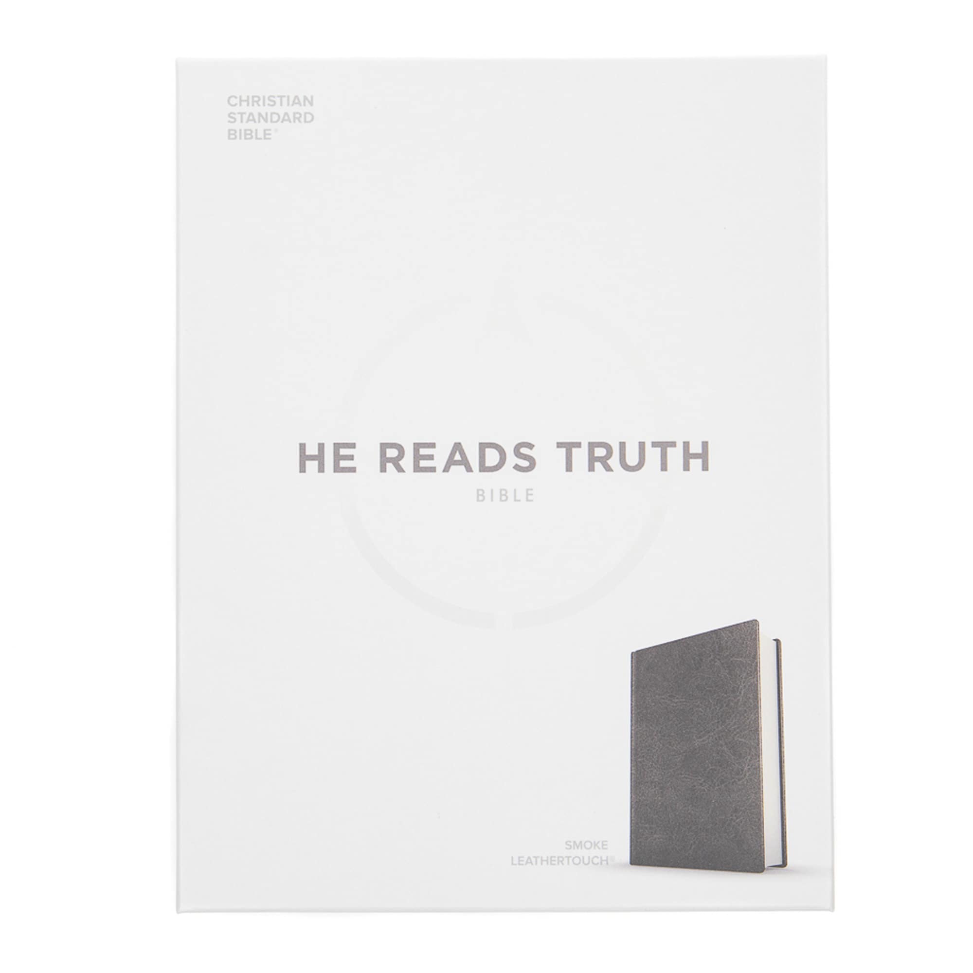 slide 10 of 10 for CSB He Reads Truth Bible, Smoke LeatherTouch