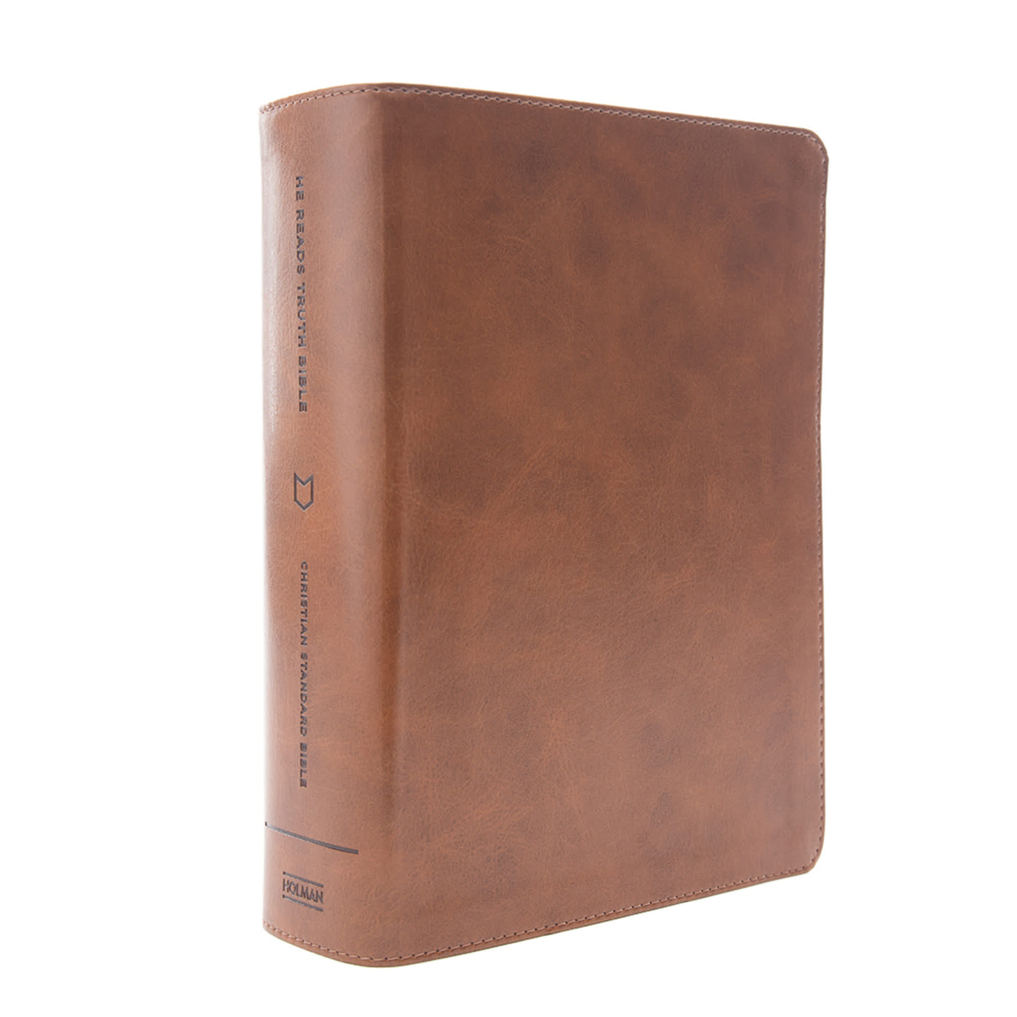 slide 2 of 10 for CSB He Reads Truth Bible, Saddle LeatherTouch