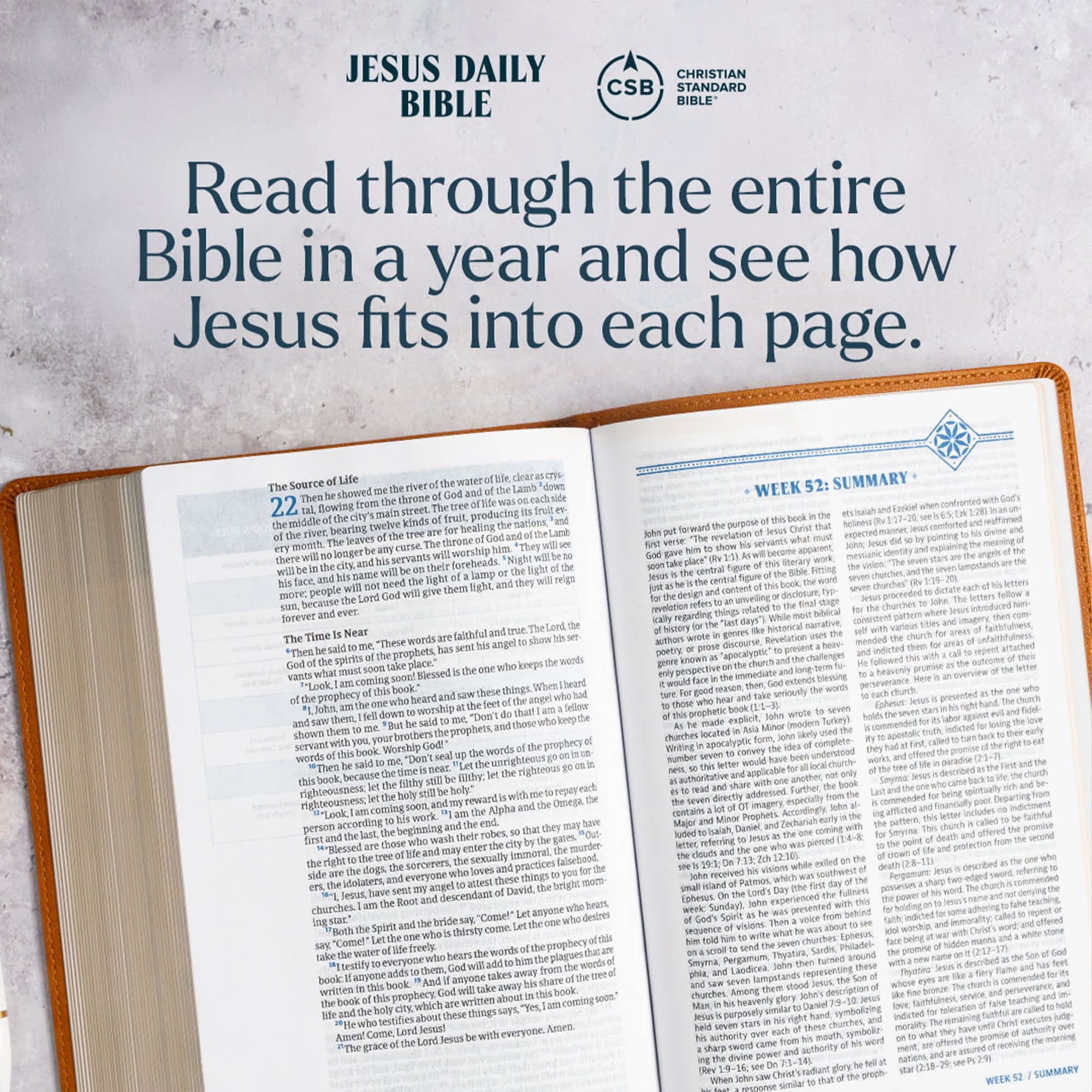 slide 19 of 20 for CSB Jesus Daily Bible, Hardcover