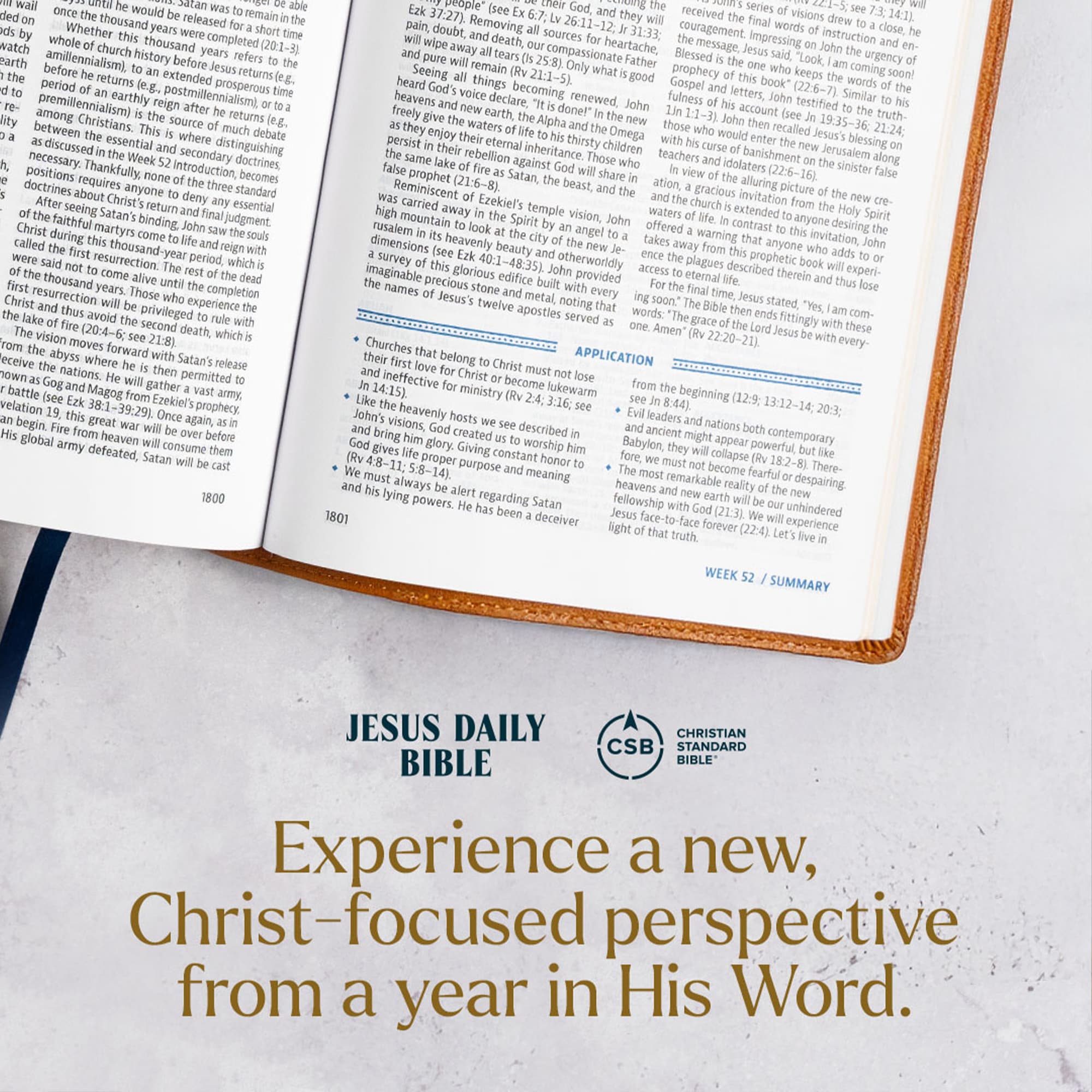 slide 20 of 20 for CSB Jesus Daily Bible, Hardcover