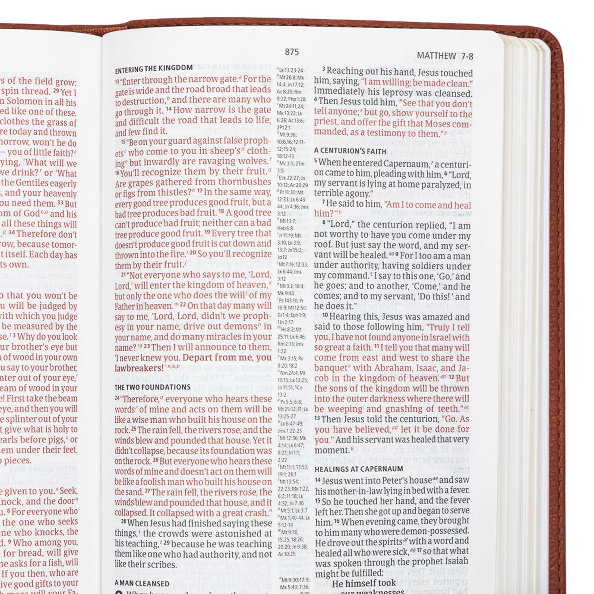 slide 6 of 10 for CSB Thinline Reference Bible, Burnt Sienna LeatherTouch
