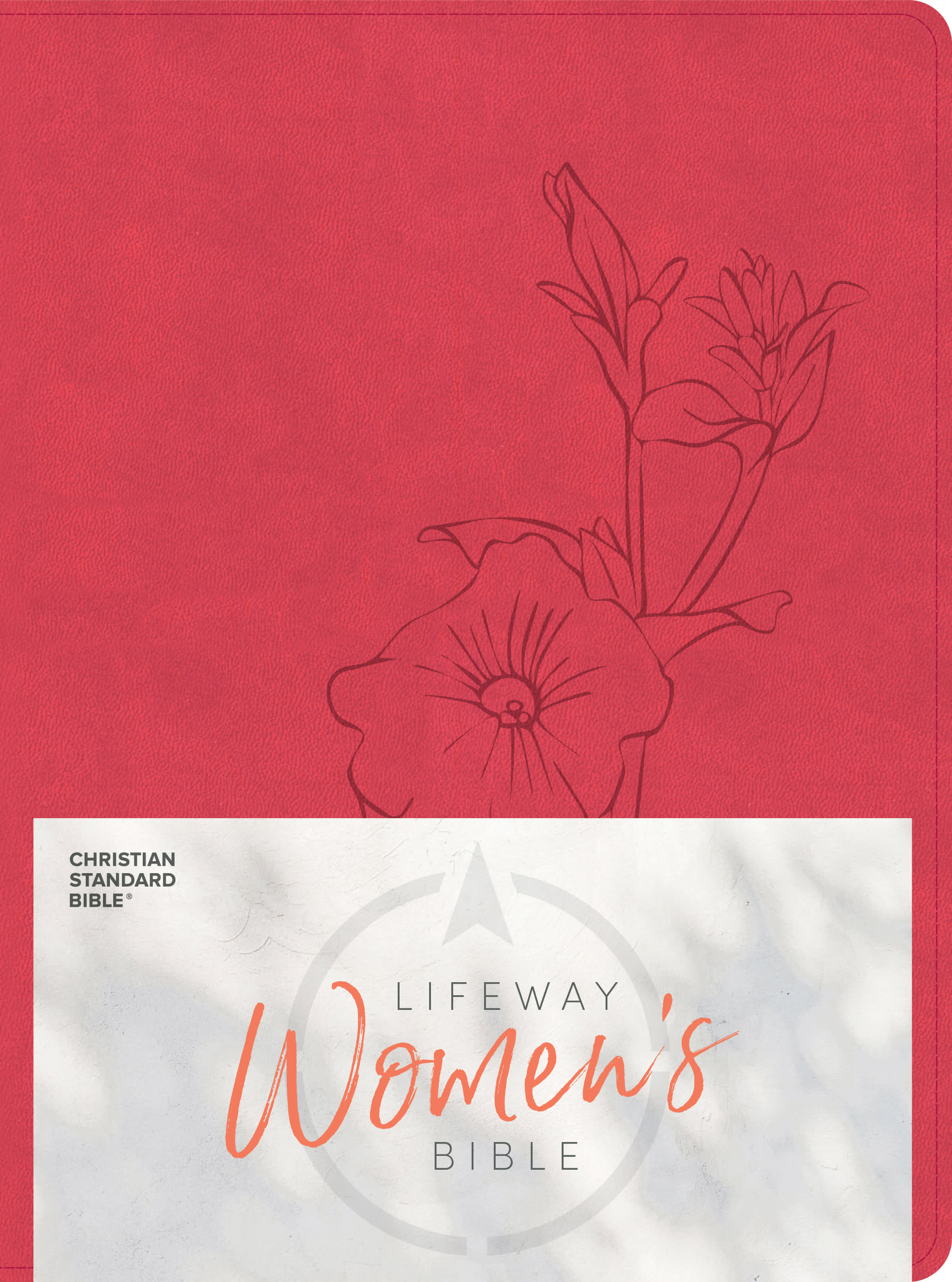 slide 2 of 2 for CSB Lifeway Women's Bible, Coral LeatherTouch