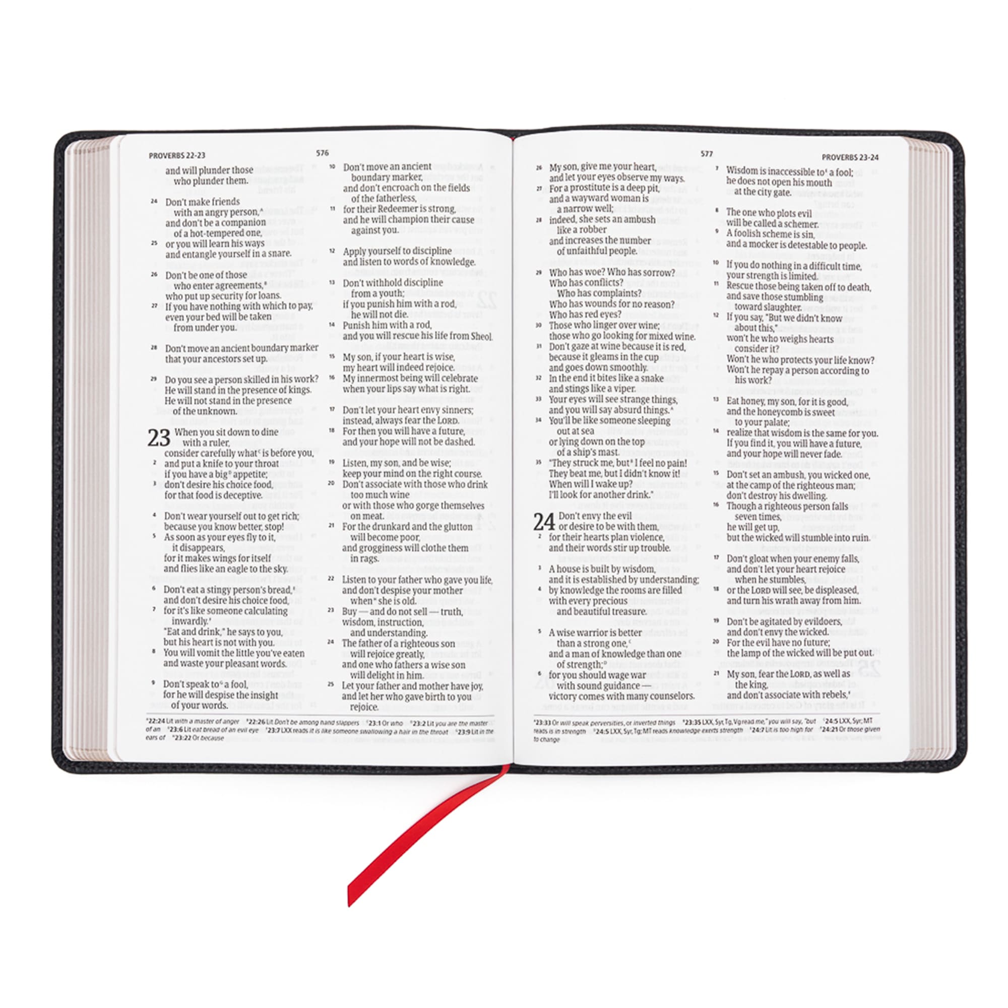 slide 5 of 10 for CSB Large Print Thinline Bible, Black LeatherTouch