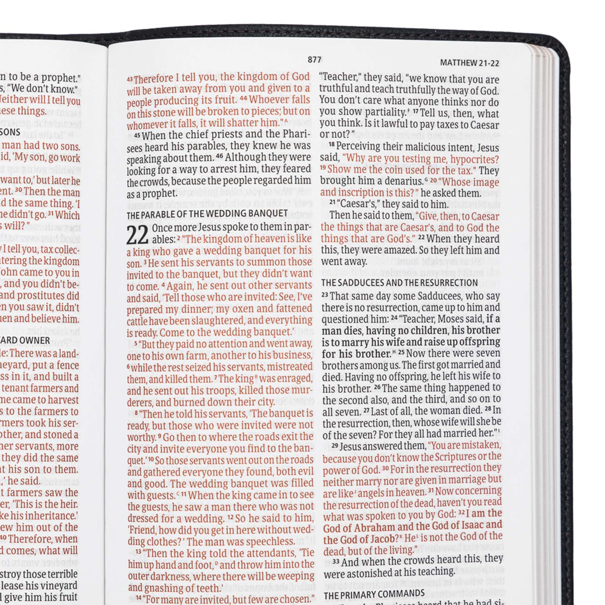 slide 6 of 10 for CSB Large Print Thinline Bible, Black LeatherTouch
