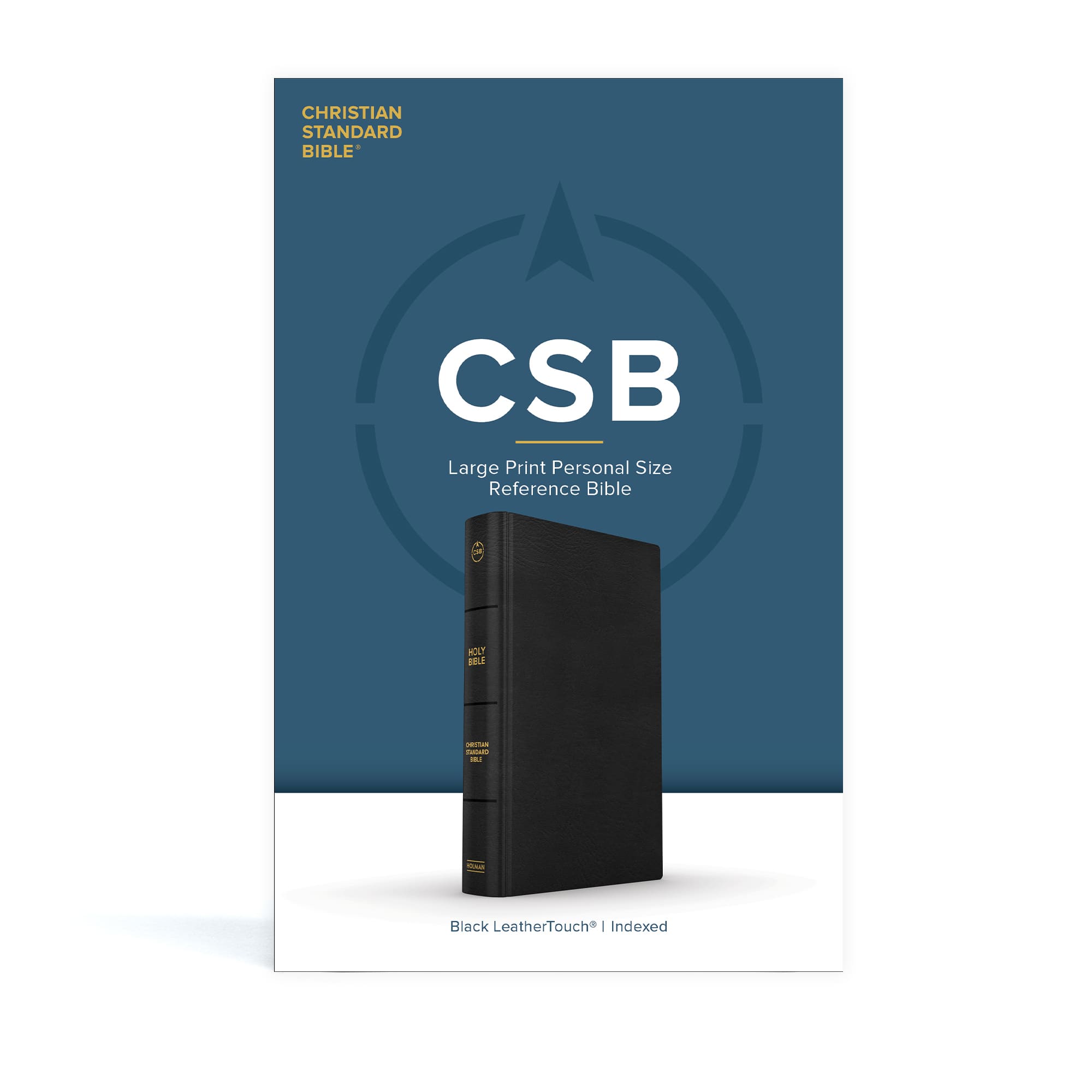 slide 10 of 10 for CSB Large Print Personal Size Reference Bible, Black LeatherTouch, Indexed