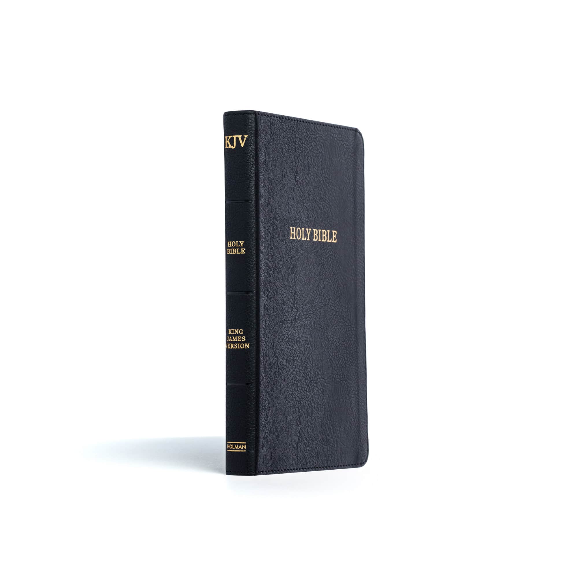 slide 2 of 10 for KJV Thinline Bible, Black LeatherTouch
