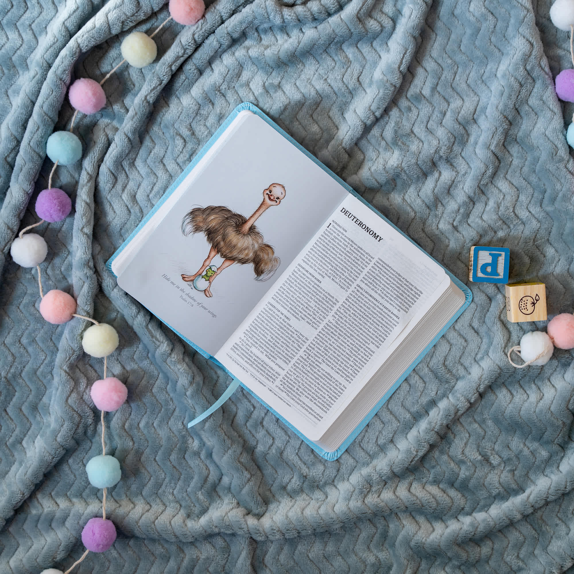 slide 5 of 11 for CSB Great and Small Bible, Blue LeatherTouch