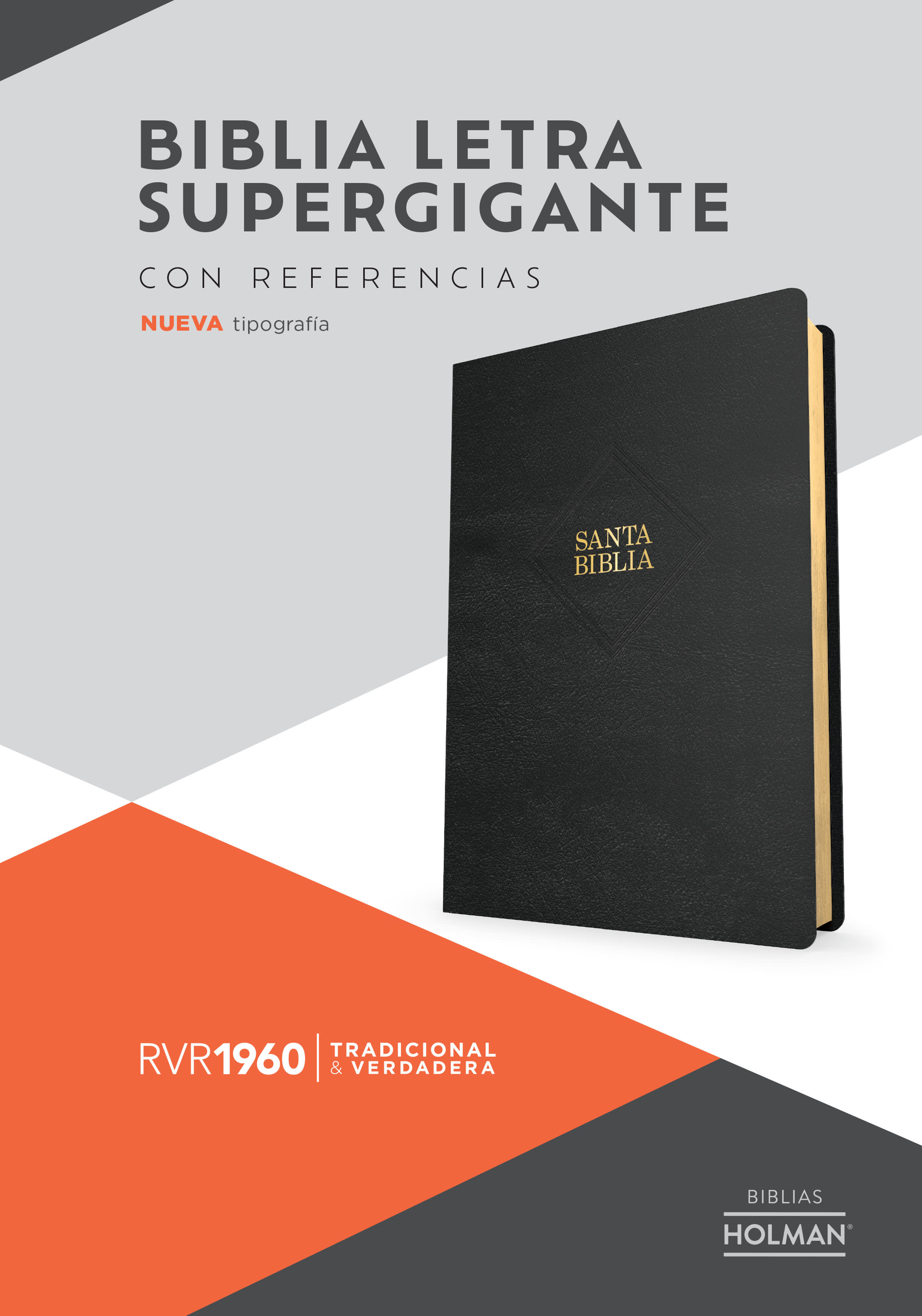slide 2 of 10 for RVR 1960 Biblia letra supergigante, negro piel fabricada (Edición 2023)
