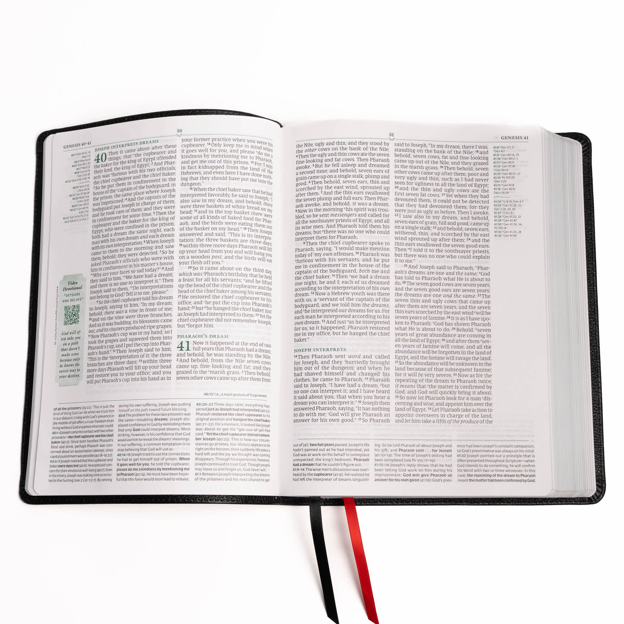 slide 4 of 10 for NASB Tony Evans Study Bible, Black Genuine Leather