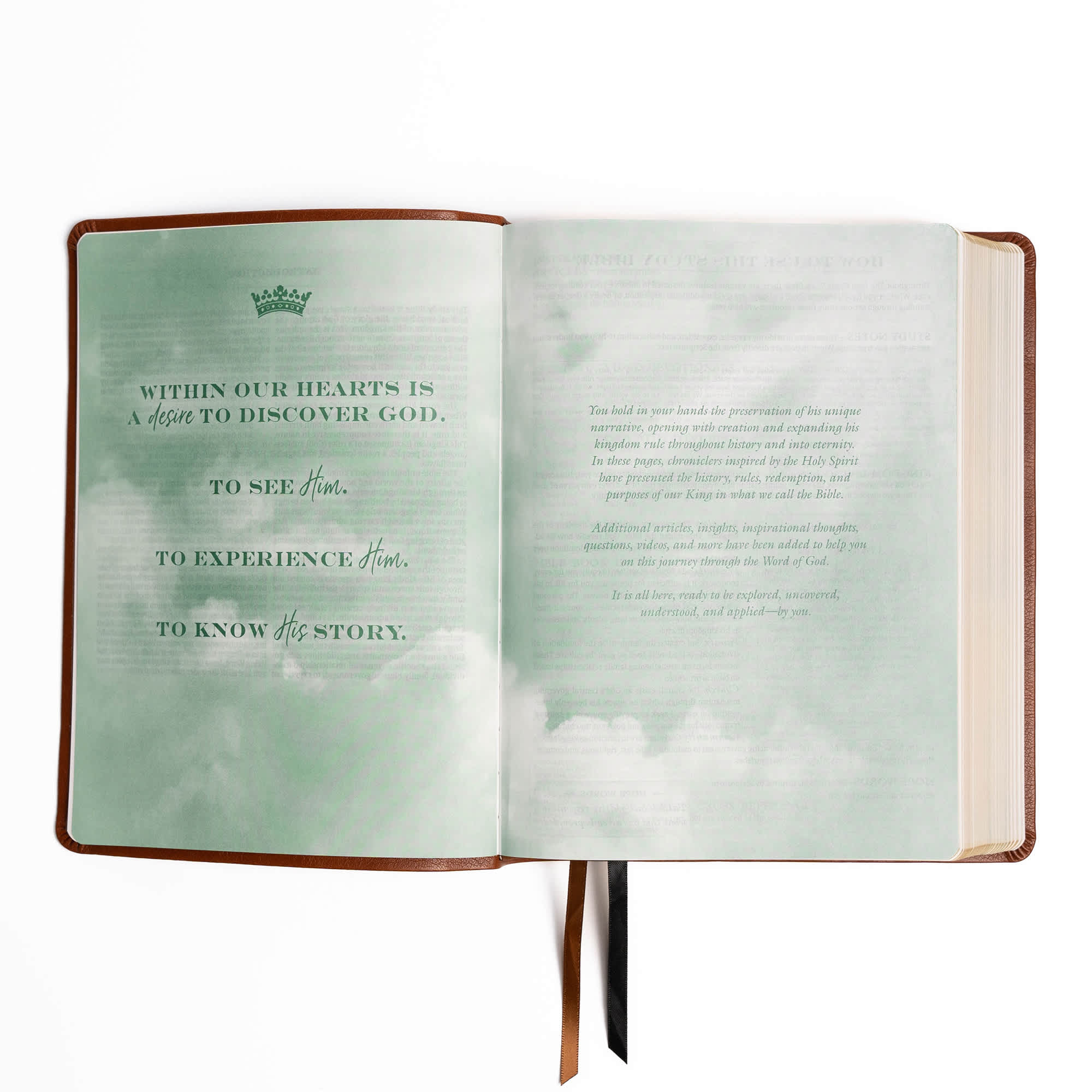 slide 4 of 10 for NASB Tony Evans Study Bible, Brown LeatherTouch