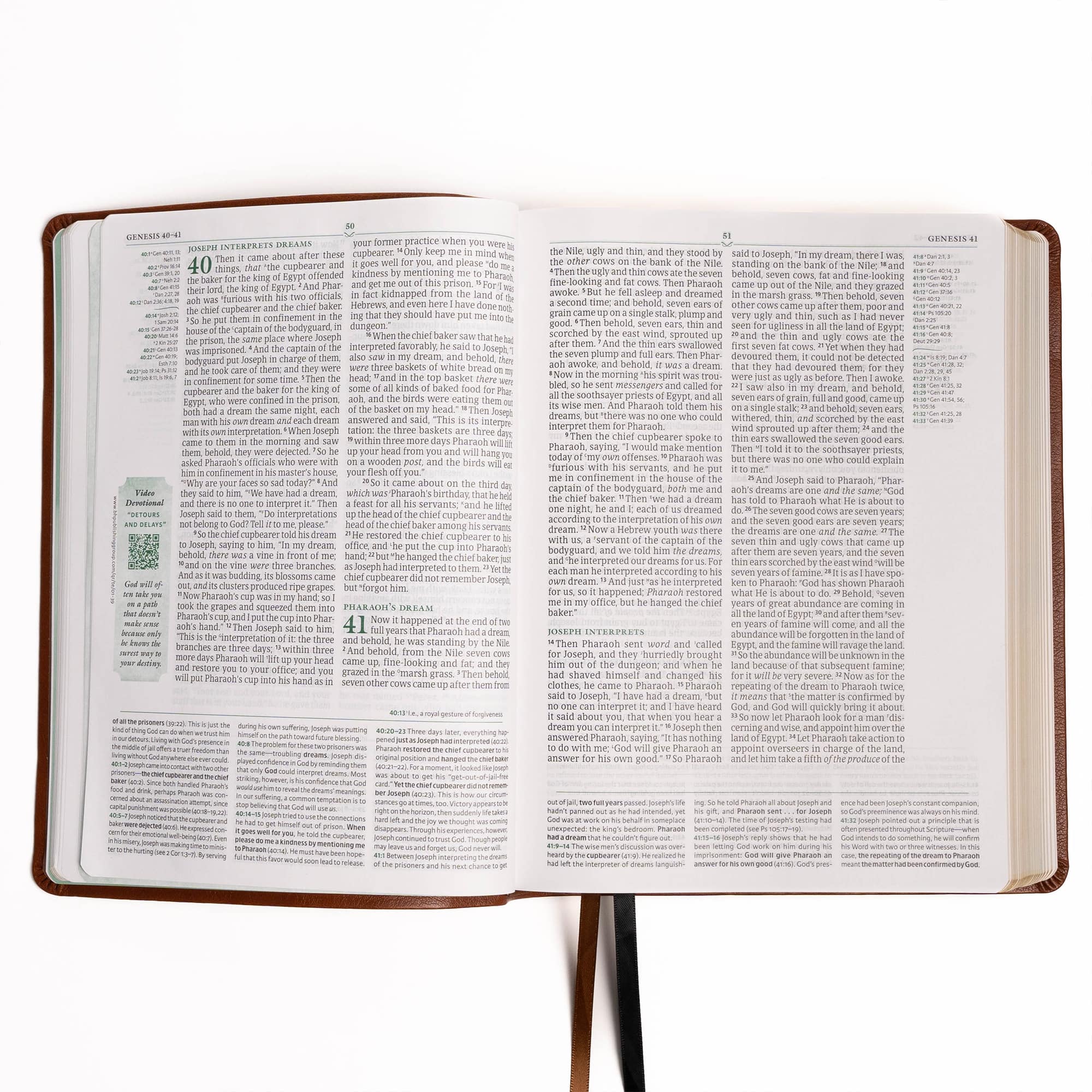 slide 7 of 10 for NASB Tony Evans Study Bible, Brown LeatherTouch