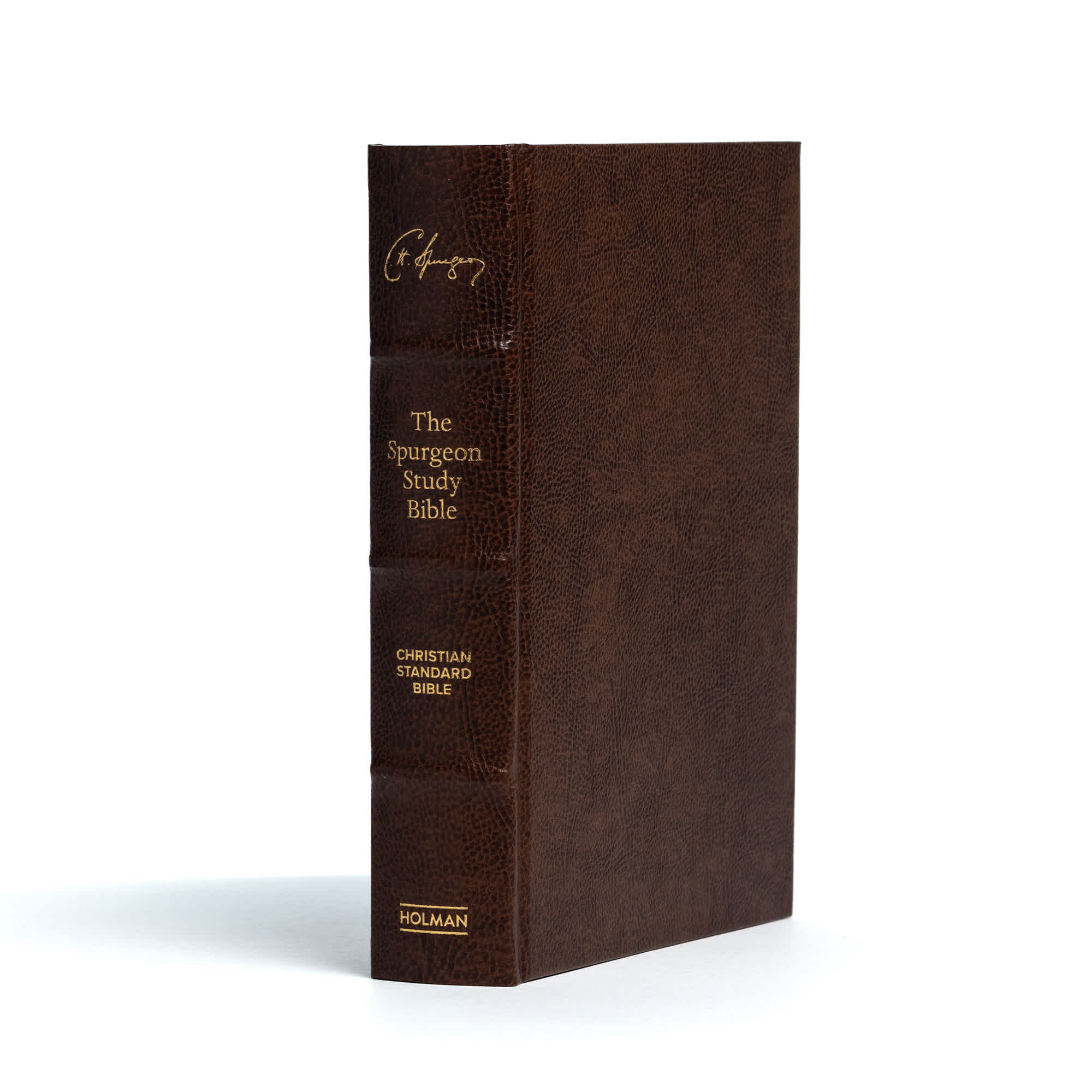 slide 2 of 10 for CSB Spurgeon Study Bible, Brown Bonded Leather Over Board