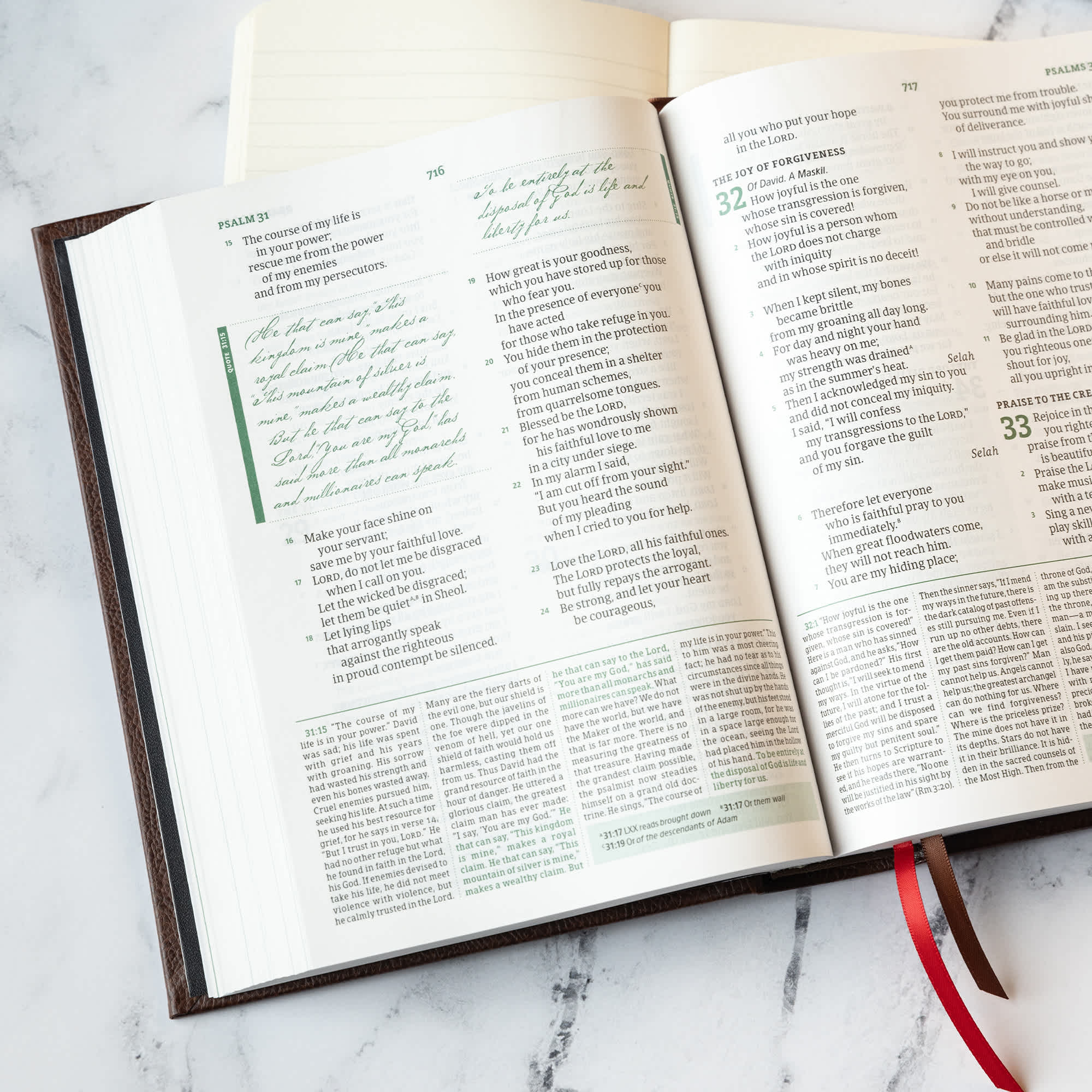slide 5 of 10 for CSB Spurgeon Study Bible, Brown Bonded Leather Over Board