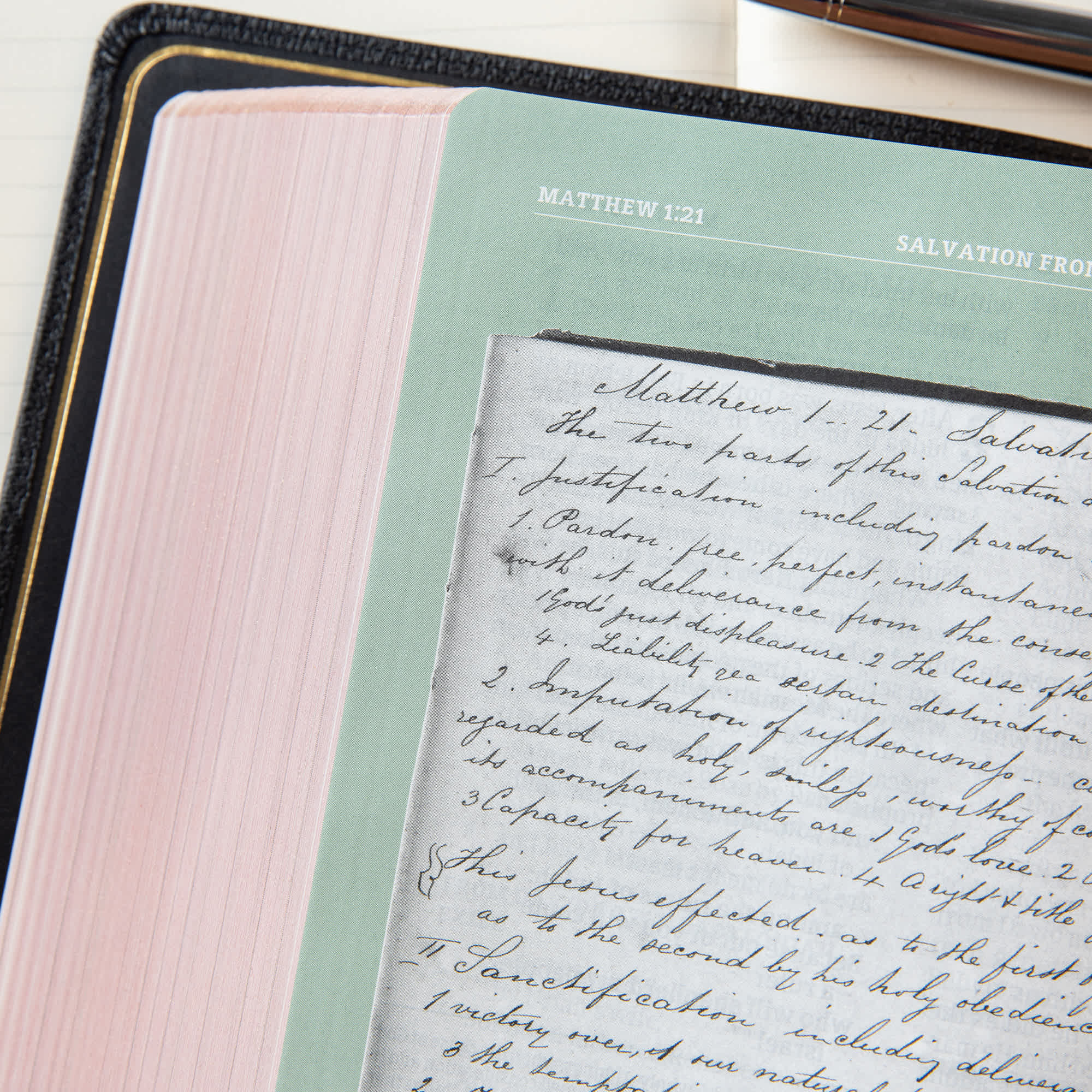 slide 7 of 10 for CSB Spurgeon Study Bible, Holman Handcrafted Collection, Black Premium Goatskin