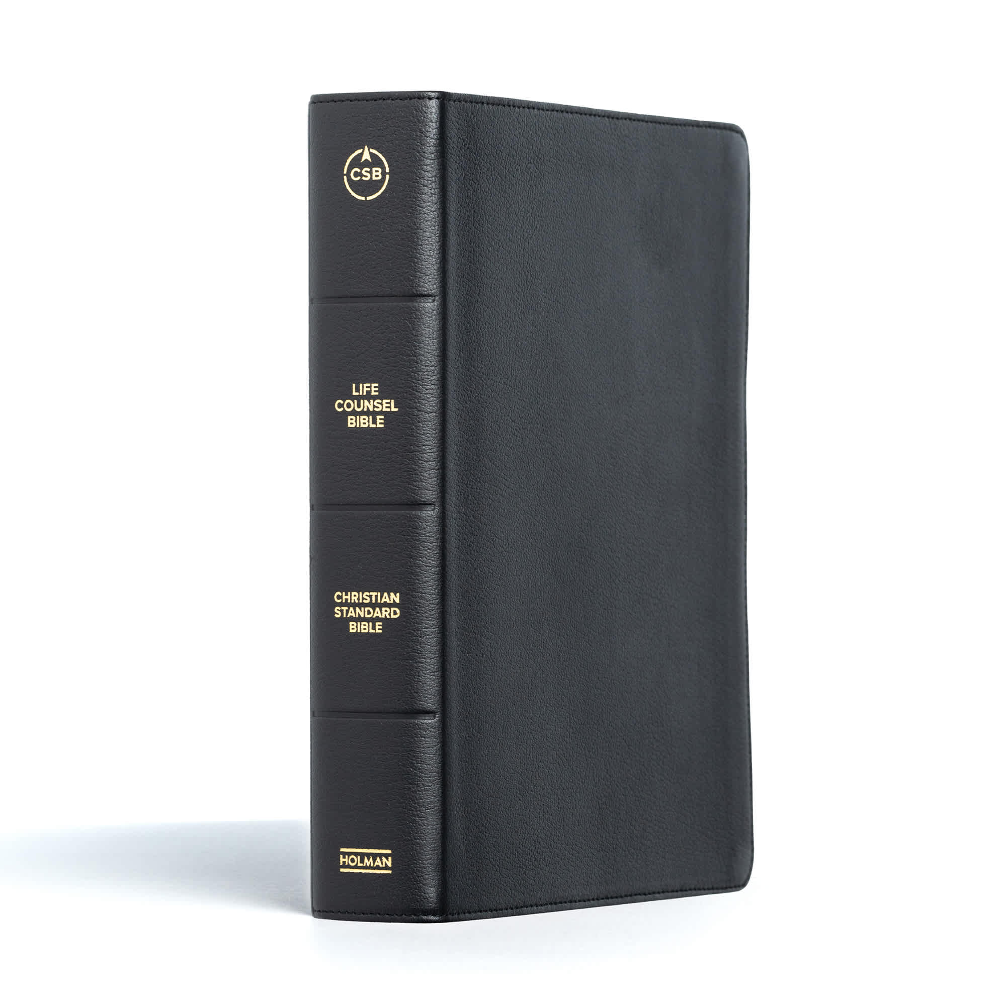 slide 2 of 17 for CSB Life Counsel Bible, Black Genuine Leather
