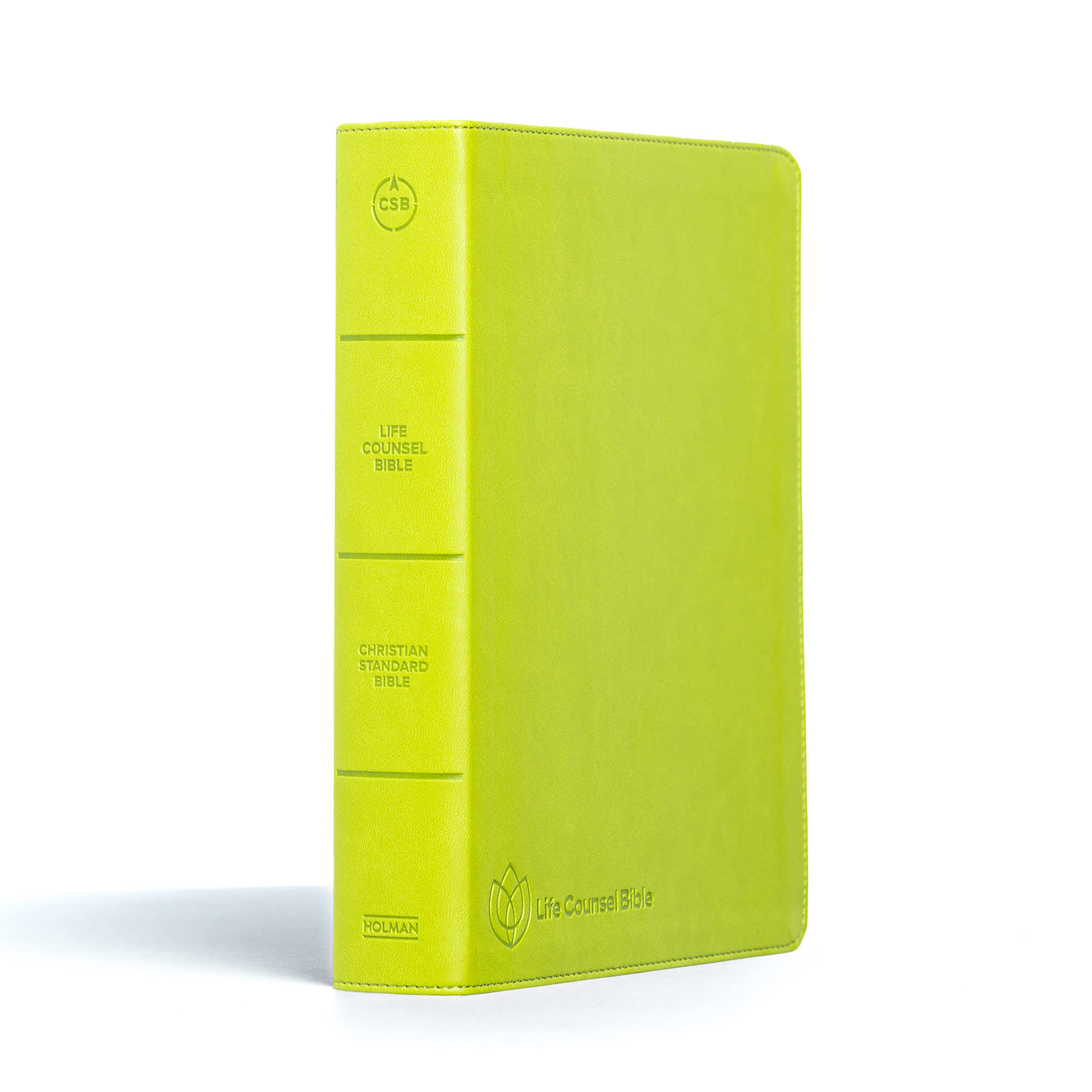 slide 2 of 17 for CSB Life Counsel Bible, Apple Green LeatherTouch