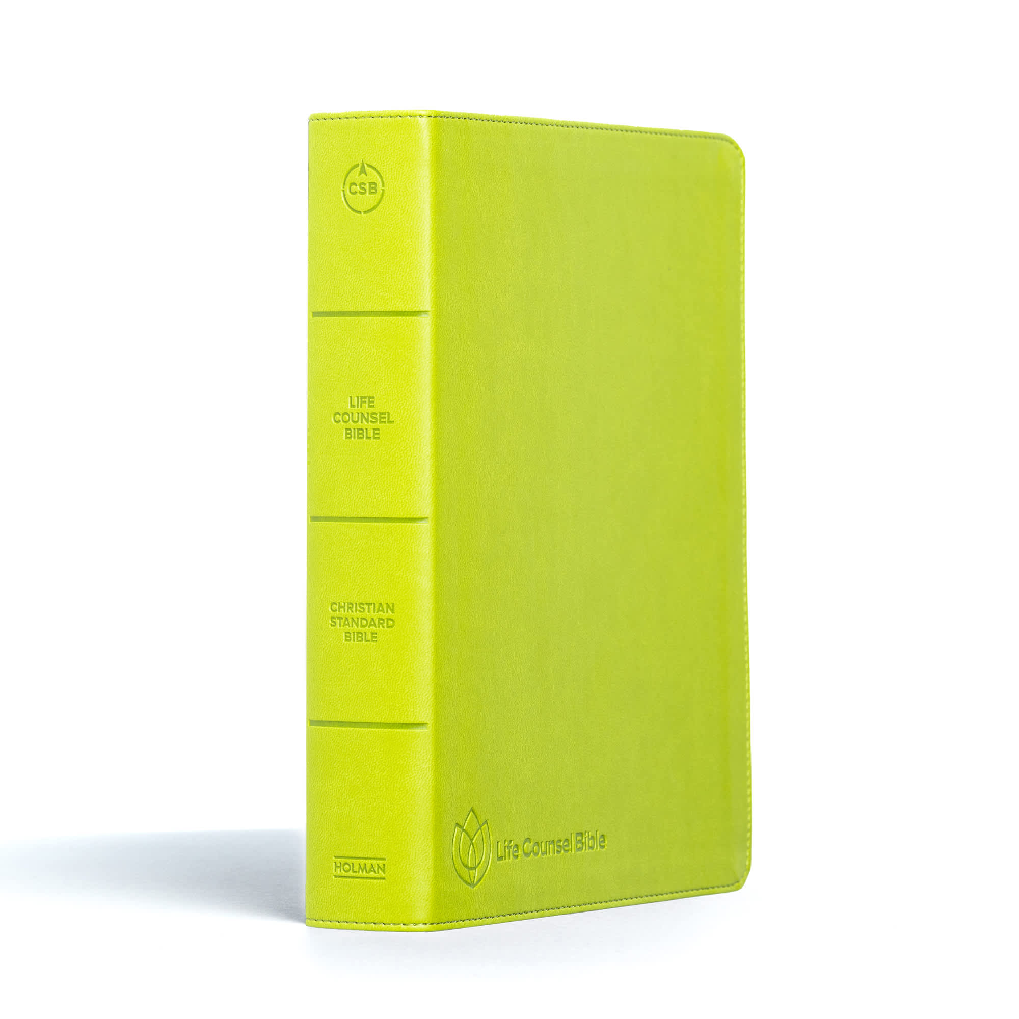slide 2 of 17 for CSB Life Counsel Bible, Apple Green LeatherTouch, Indexed