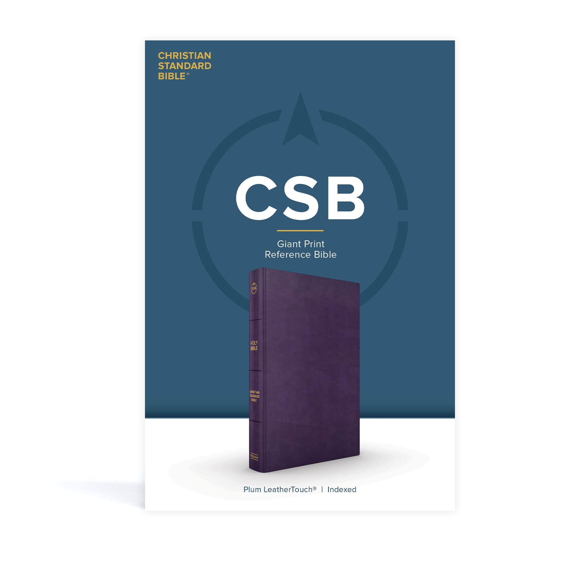 slide 10 of 10 for CSB Giant Print Reference Bible, Plum LeatherTouch, Indexed