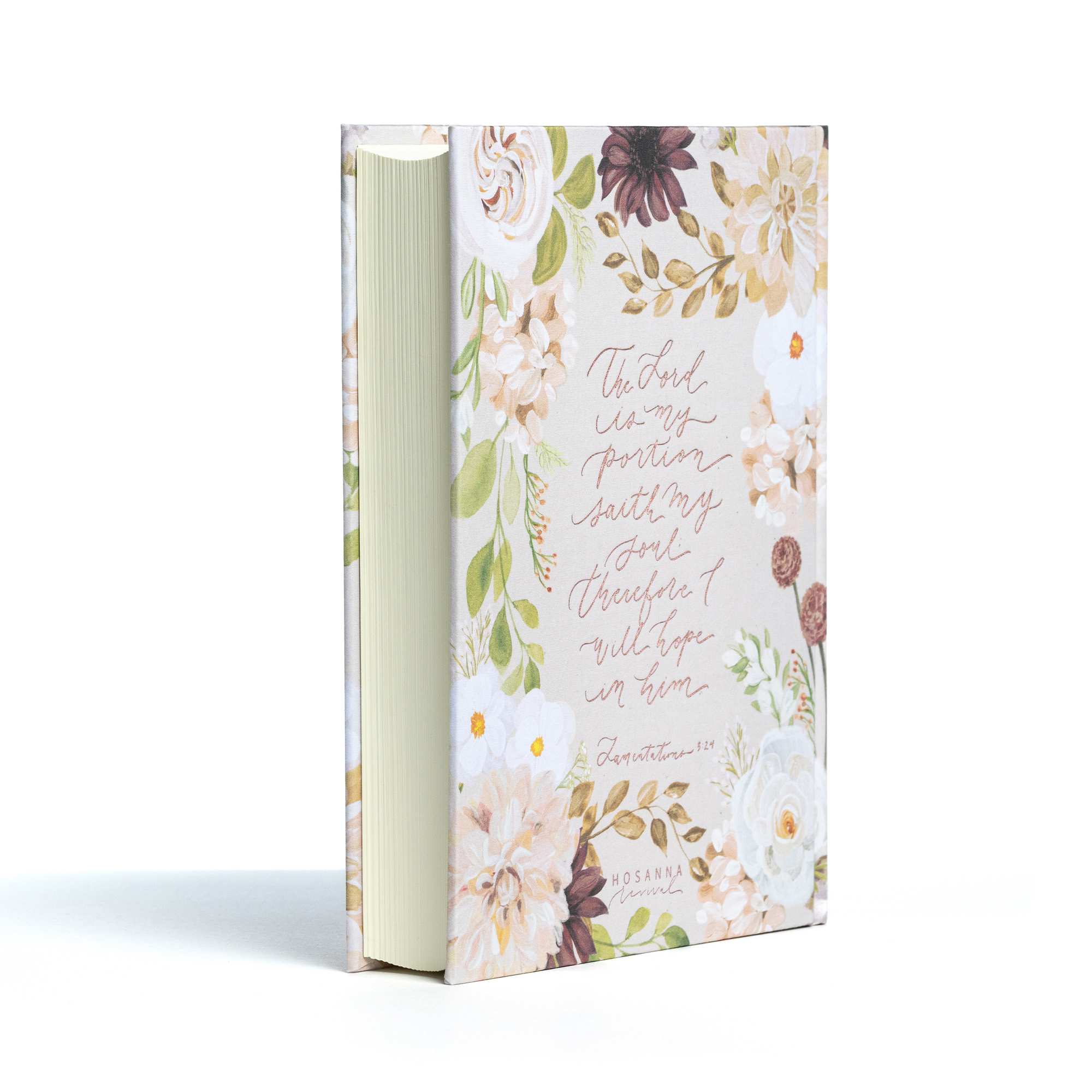slide 3 of 10 for KJV Notetaking Bible, Large Print Hosanna Revival Edition, Blush Cloth Over Board