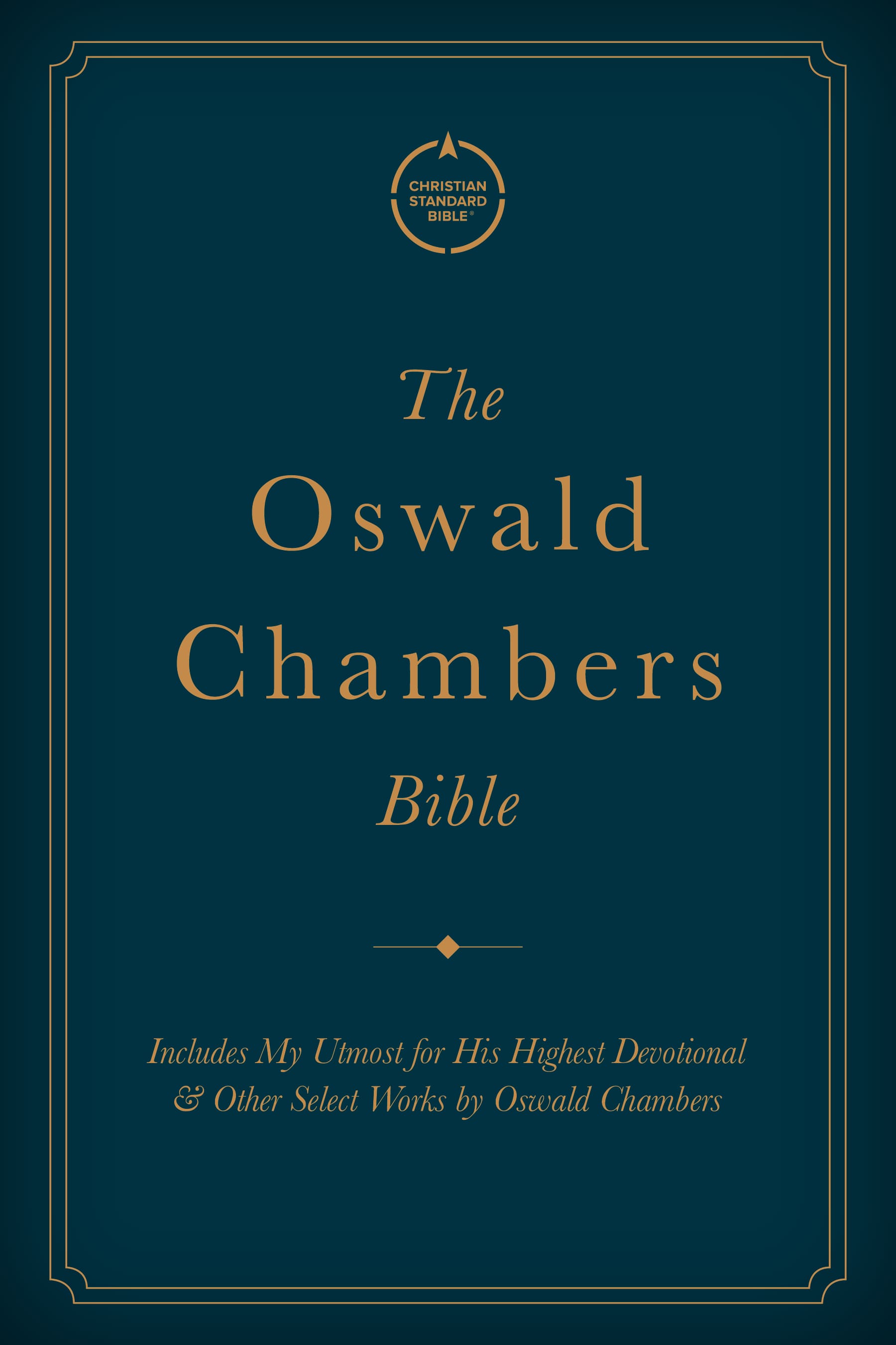 slide 2 of 11 for CSB Oswald Chambers Bible, Cloth Over Board