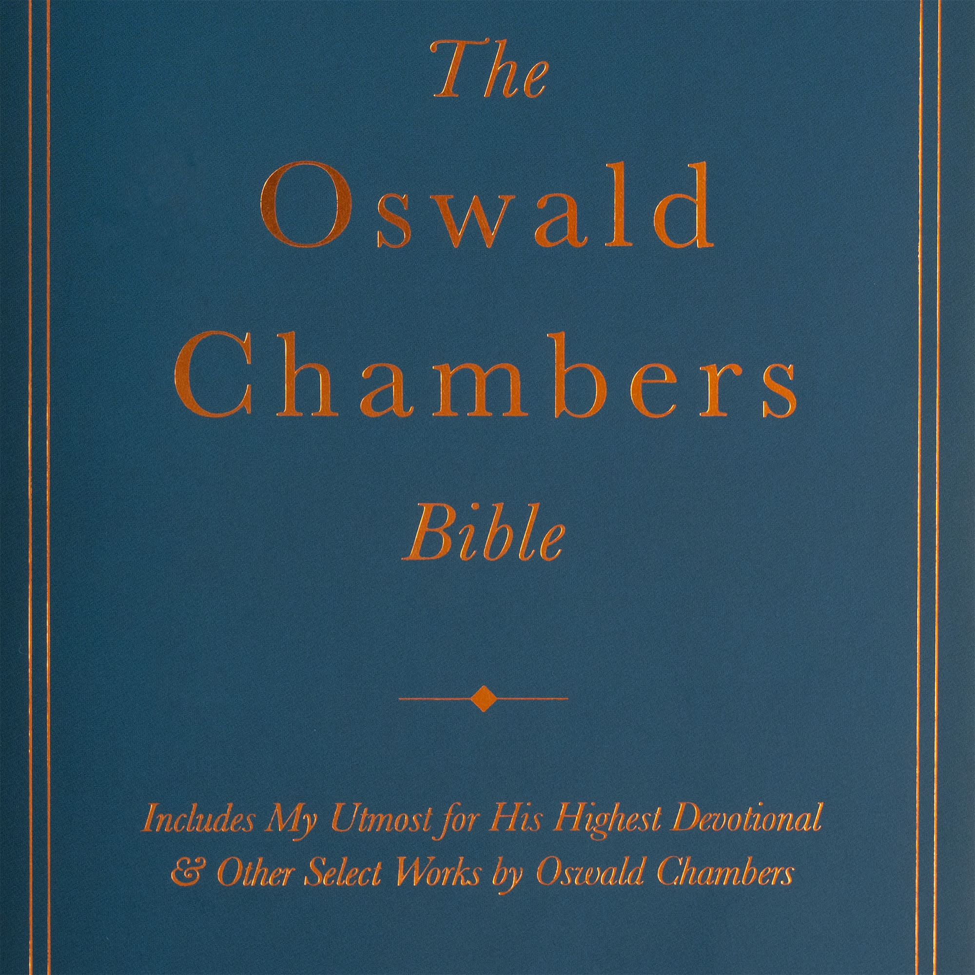 slide 10 of 11 for CSB Oswald Chambers Bible, Cloth Over Board