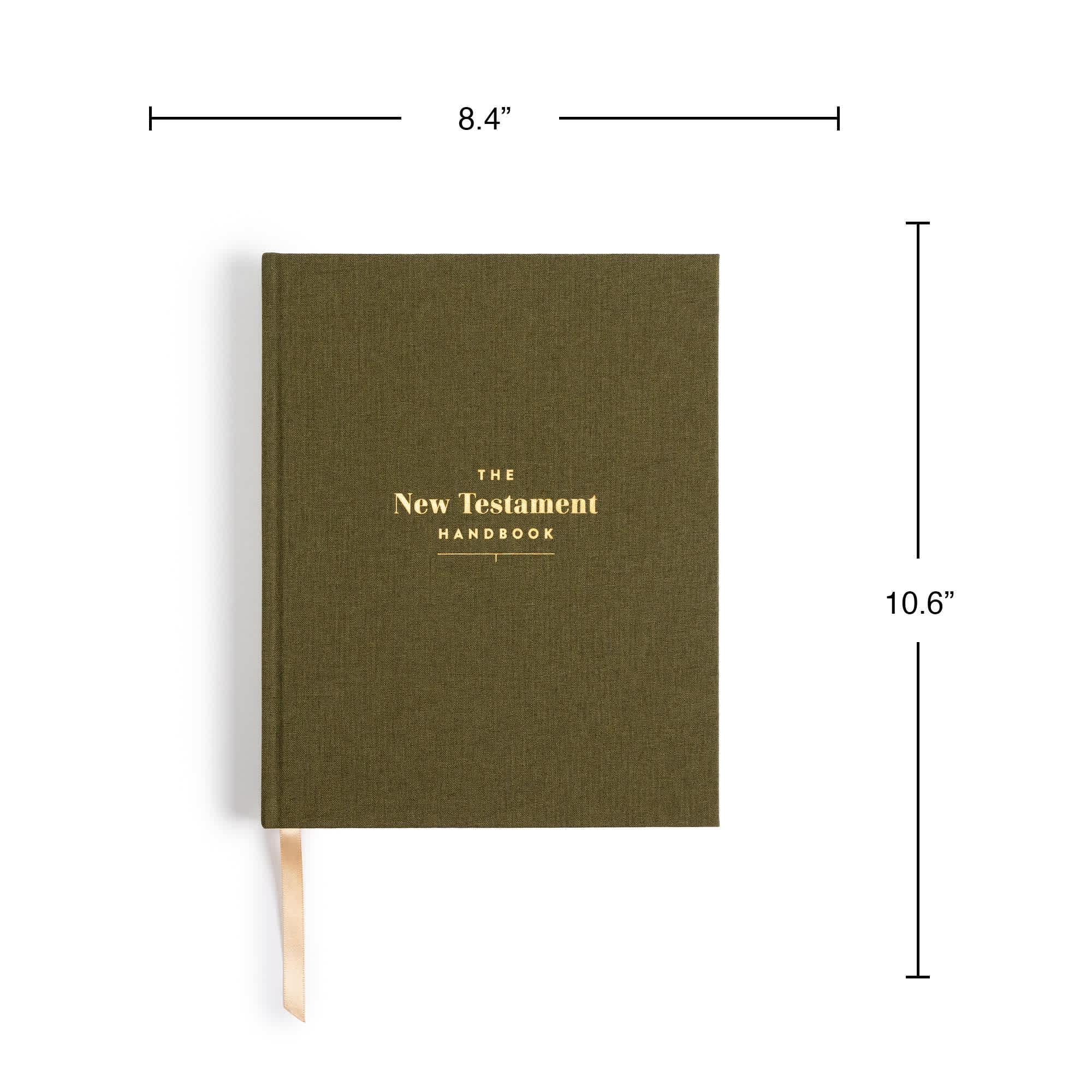slide 7 of 9 for The New Testament Handbook, Sage Cloth Over Board