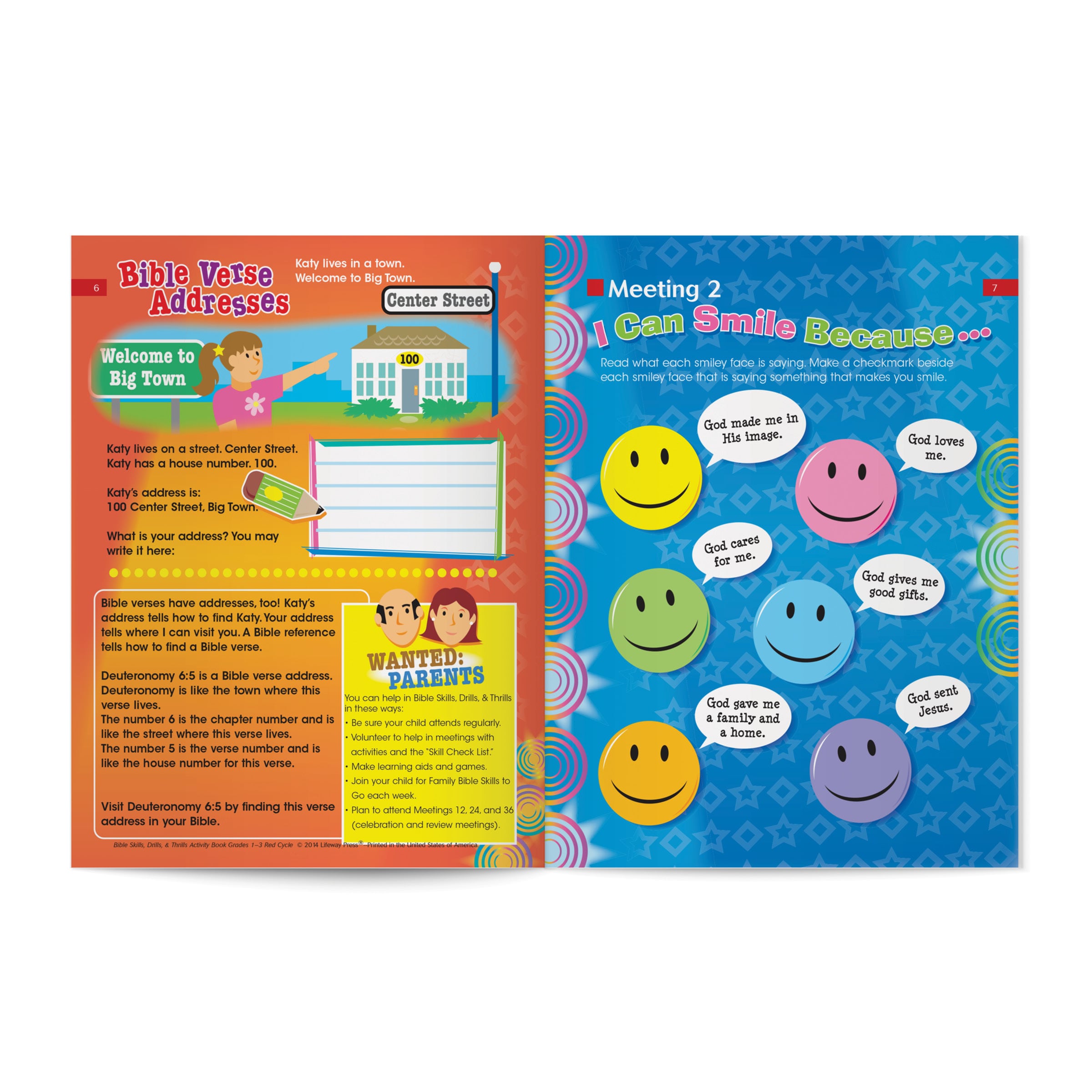 slide 4 of 7 for Bible Skills Drills and Thrills: Red Cycle - Grades 1-3 Activity Book