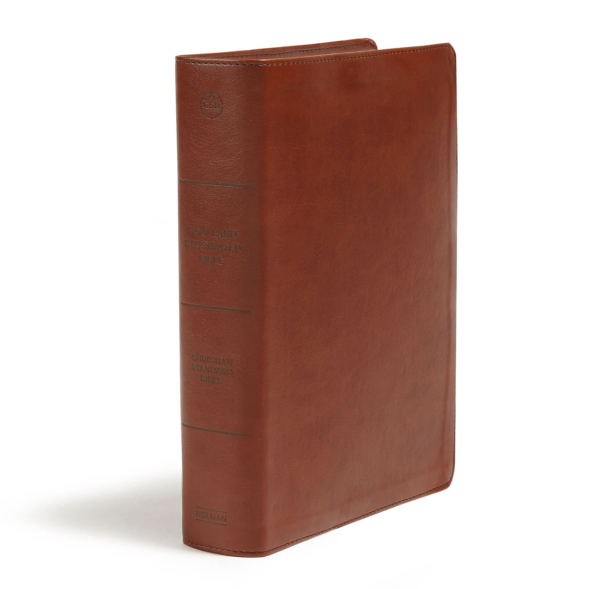 slide 2 of 10 for CSB Holy Land Illustrated Bible, British Tan LeatherTouch