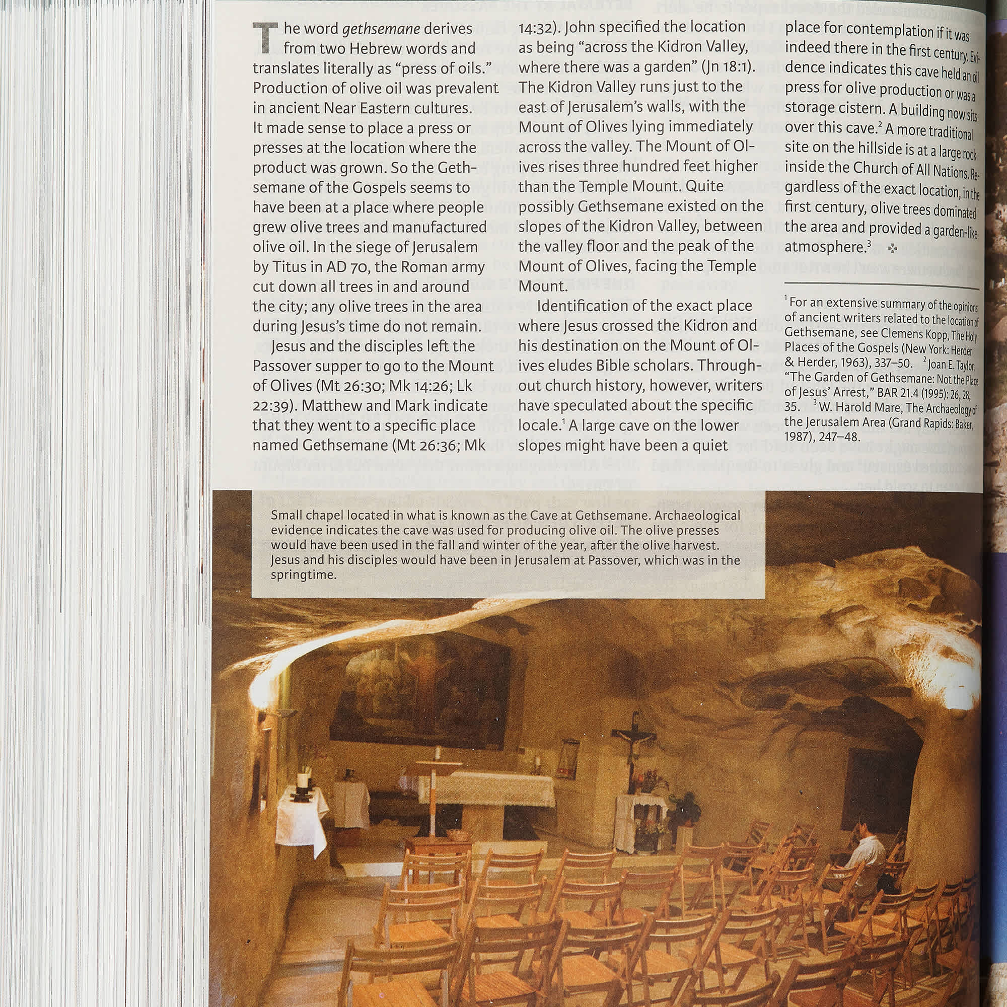 slide 7 of 10 for CSB Holy Land Illustrated Bible, British Tan LeatherTouch