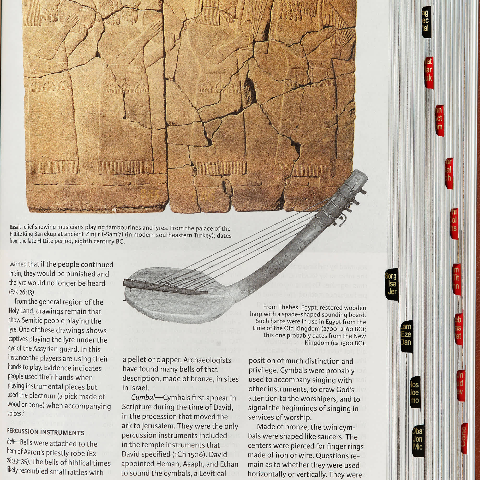 slide 4 of 10 for CSB Holy Land Illustrated Bible, British Tan LeatherTouch, Indexed