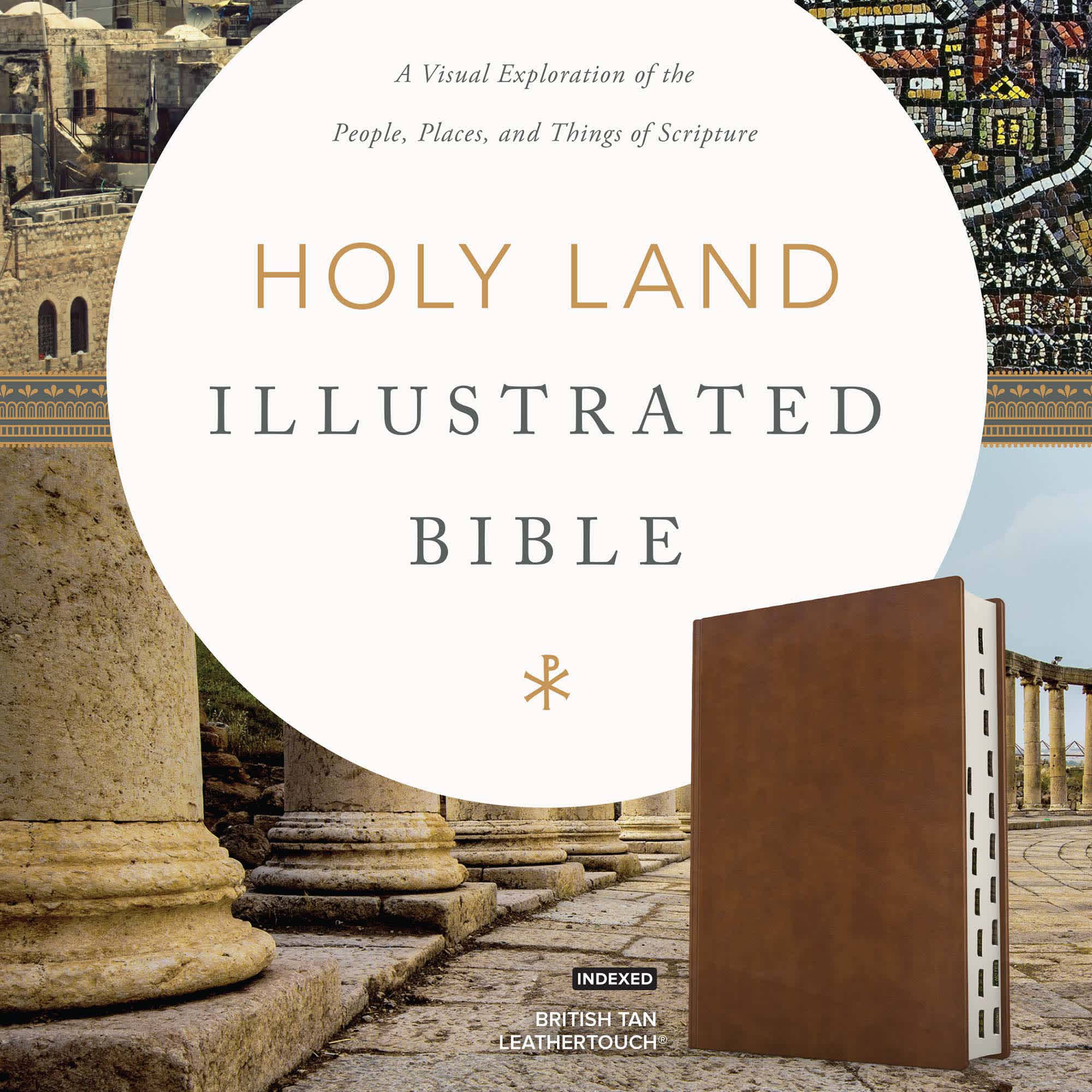 slide 9 of 10 for CSB Holy Land Illustrated Bible, British Tan LeatherTouch, Indexed