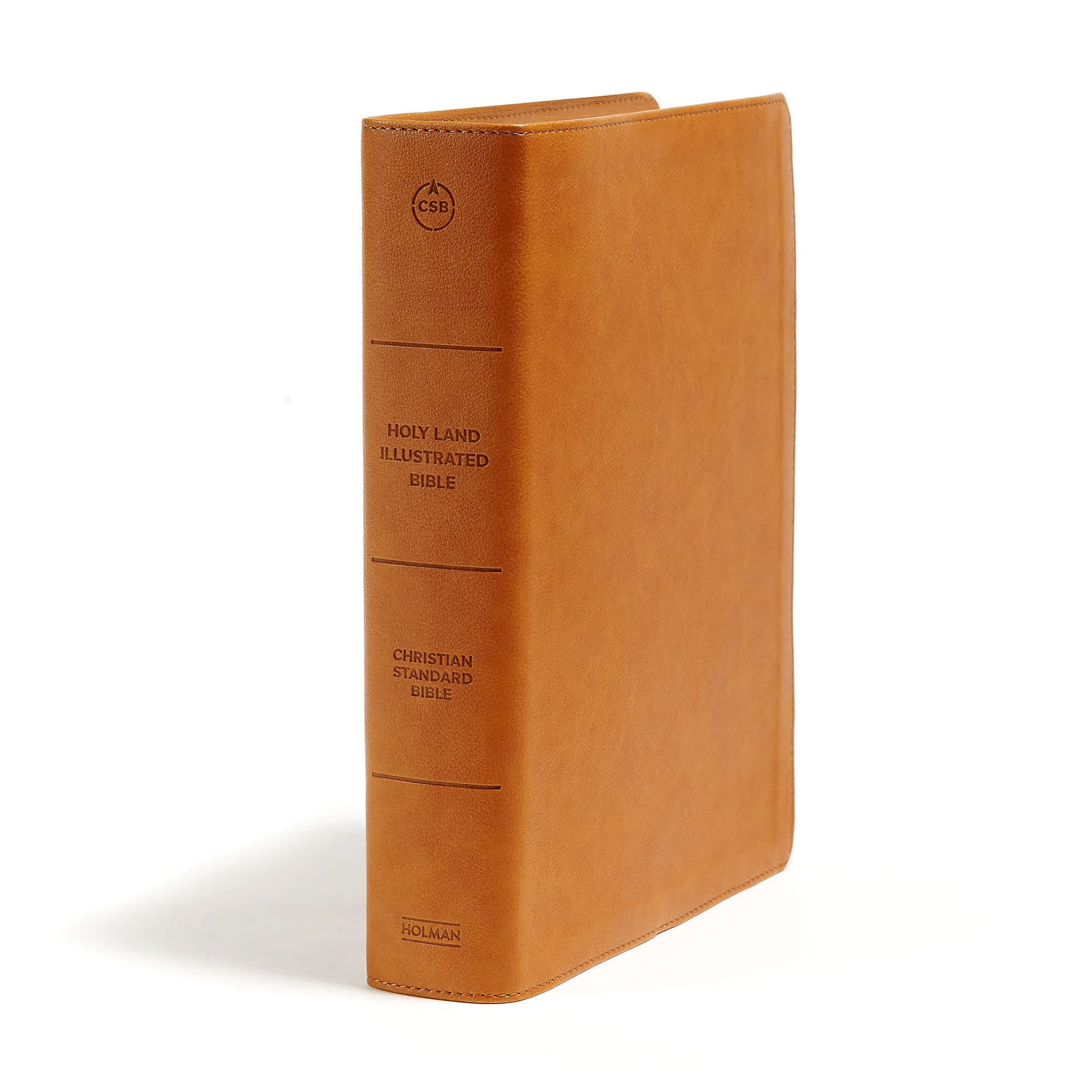 slide 2 of 10 for CSB Holy Land Illustrated Bible, Ginger LeatherTouch, Indexed