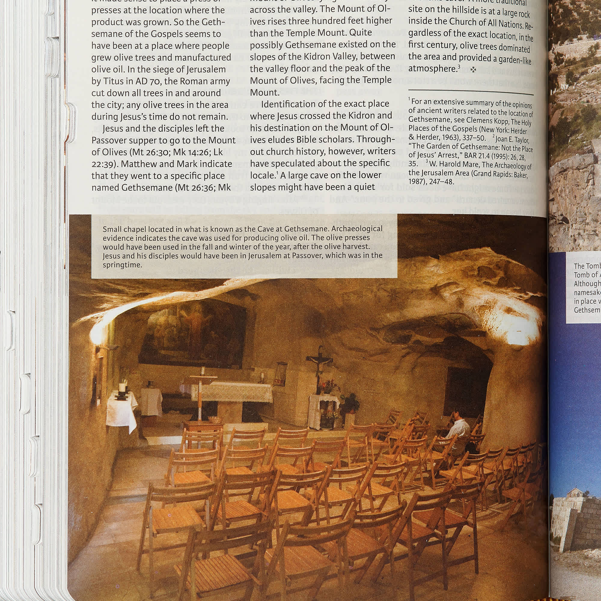 slide 4 of 10 for CSB Holy Land Illustrated Bible, Ginger LeatherTouch, Indexed