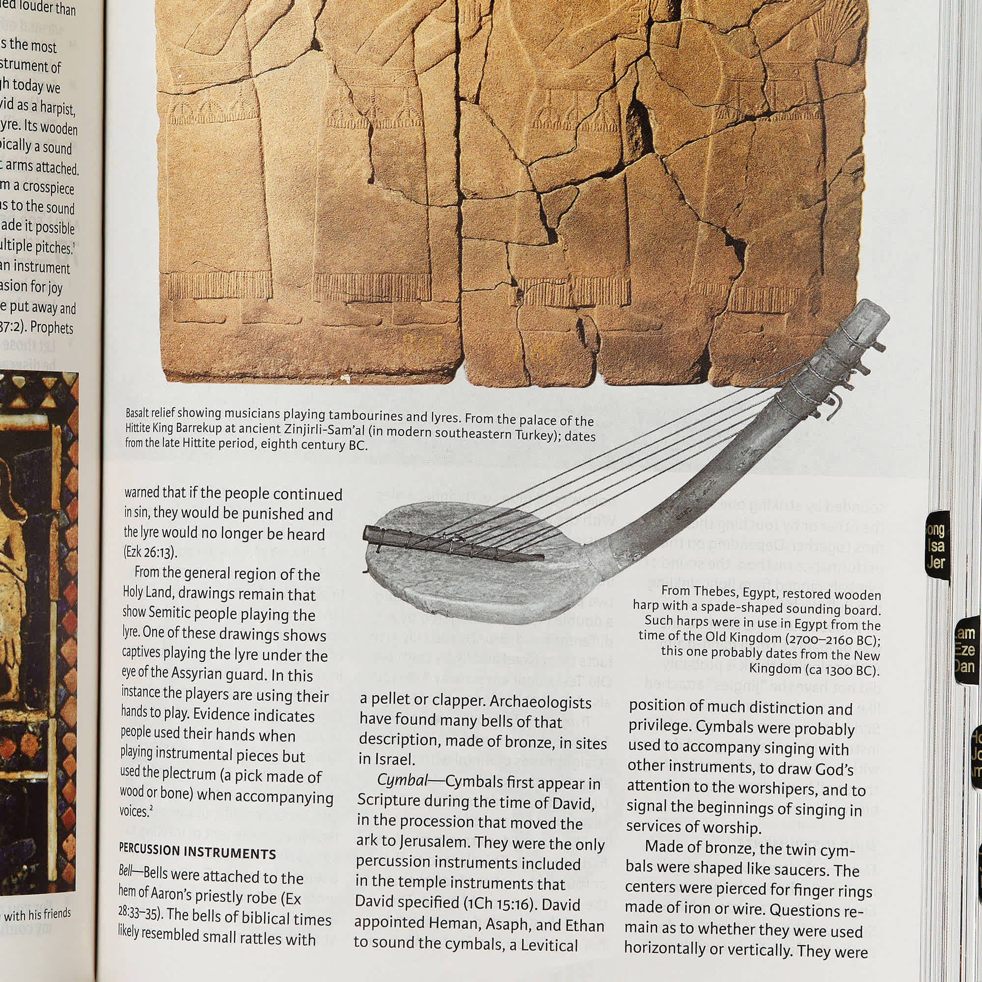 slide 7 of 10 for CSB Holy Land Illustrated Bible, Ginger LeatherTouch, Indexed