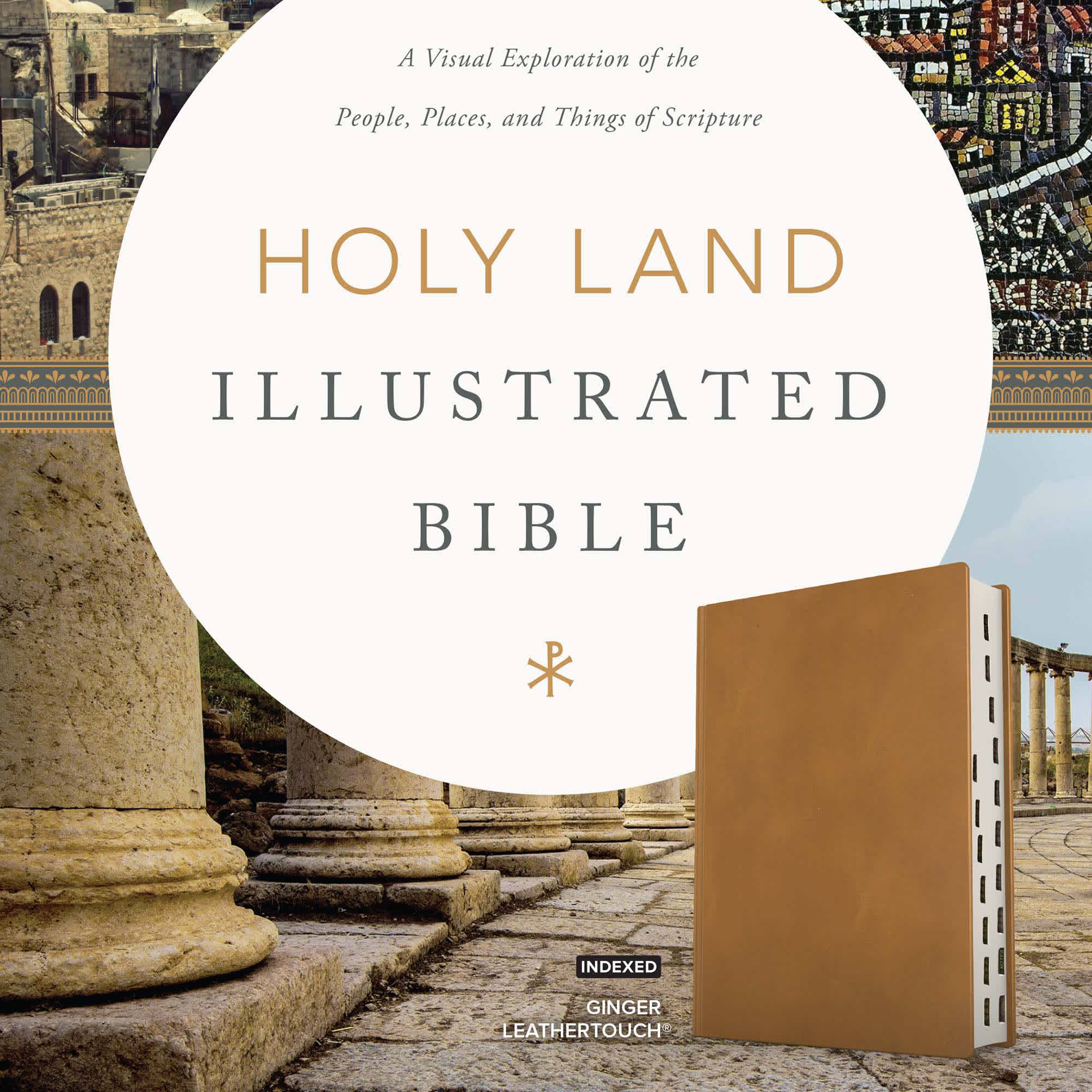 slide 9 of 10 for CSB Holy Land Illustrated Bible, Ginger LeatherTouch, Indexed