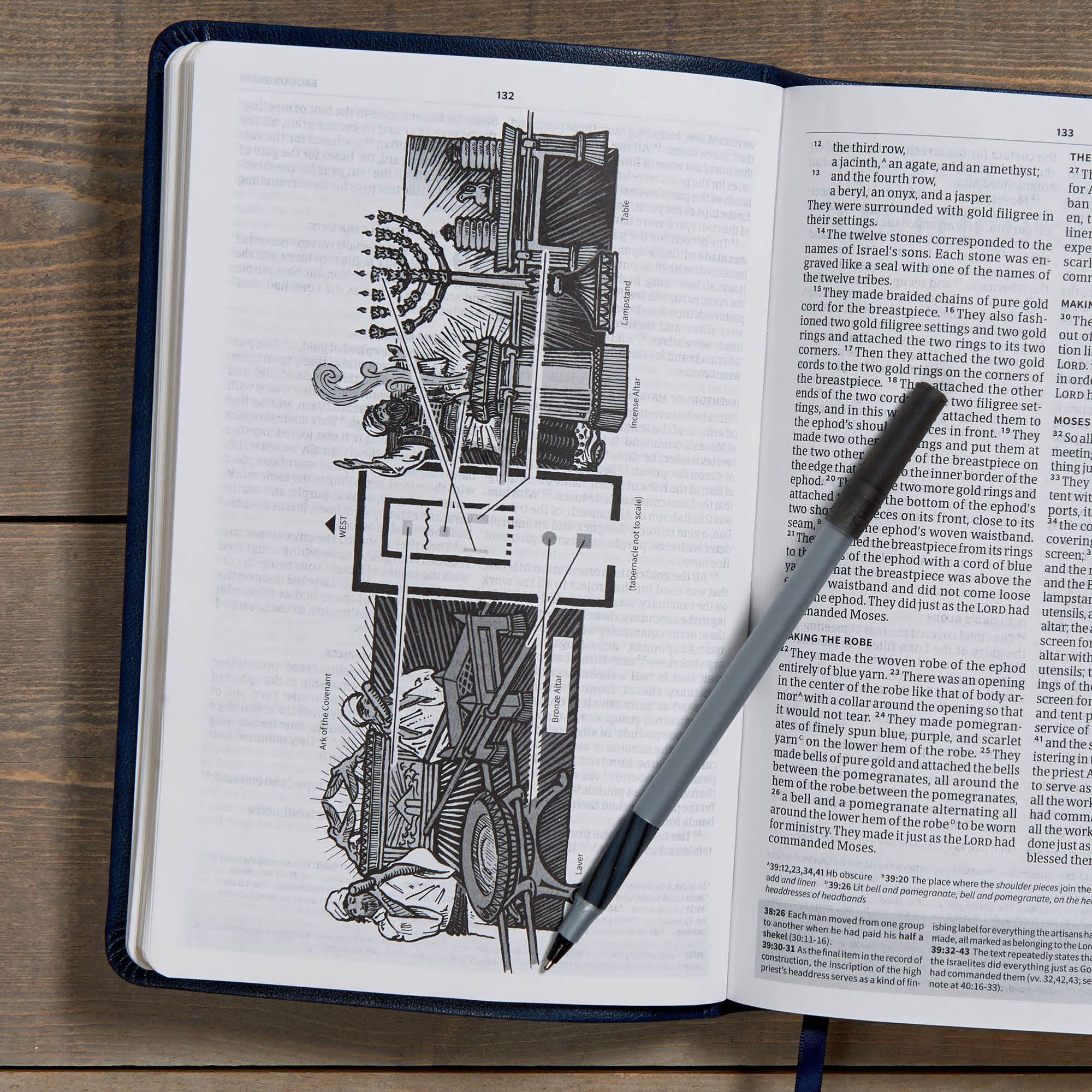 slide 6 of 12 for CSB Everyday Study Bible, Navy Cross LeatherTouch