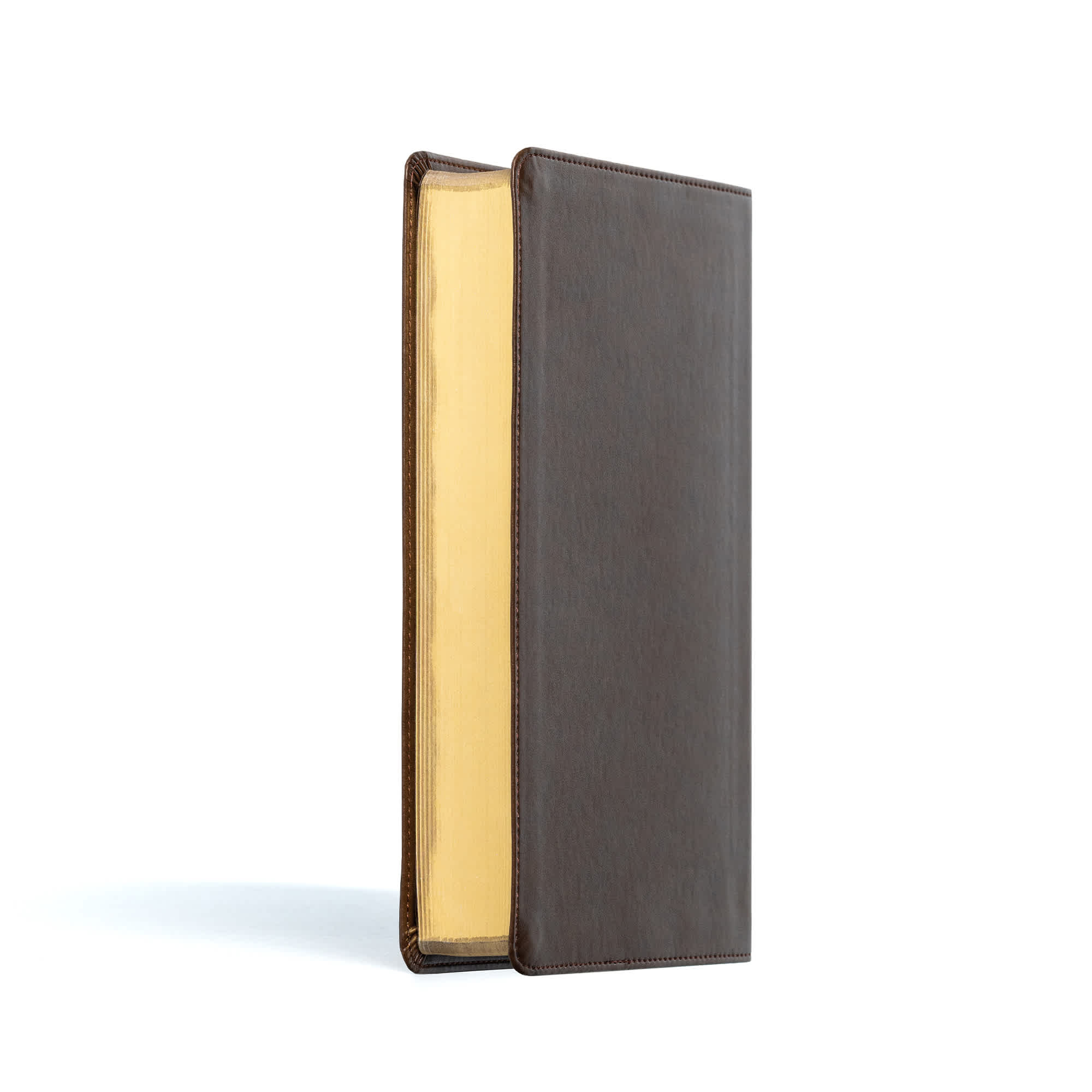 slide 3 of 10 for CSB Personal Size Giant Print Bible, Brown LeatherTouch