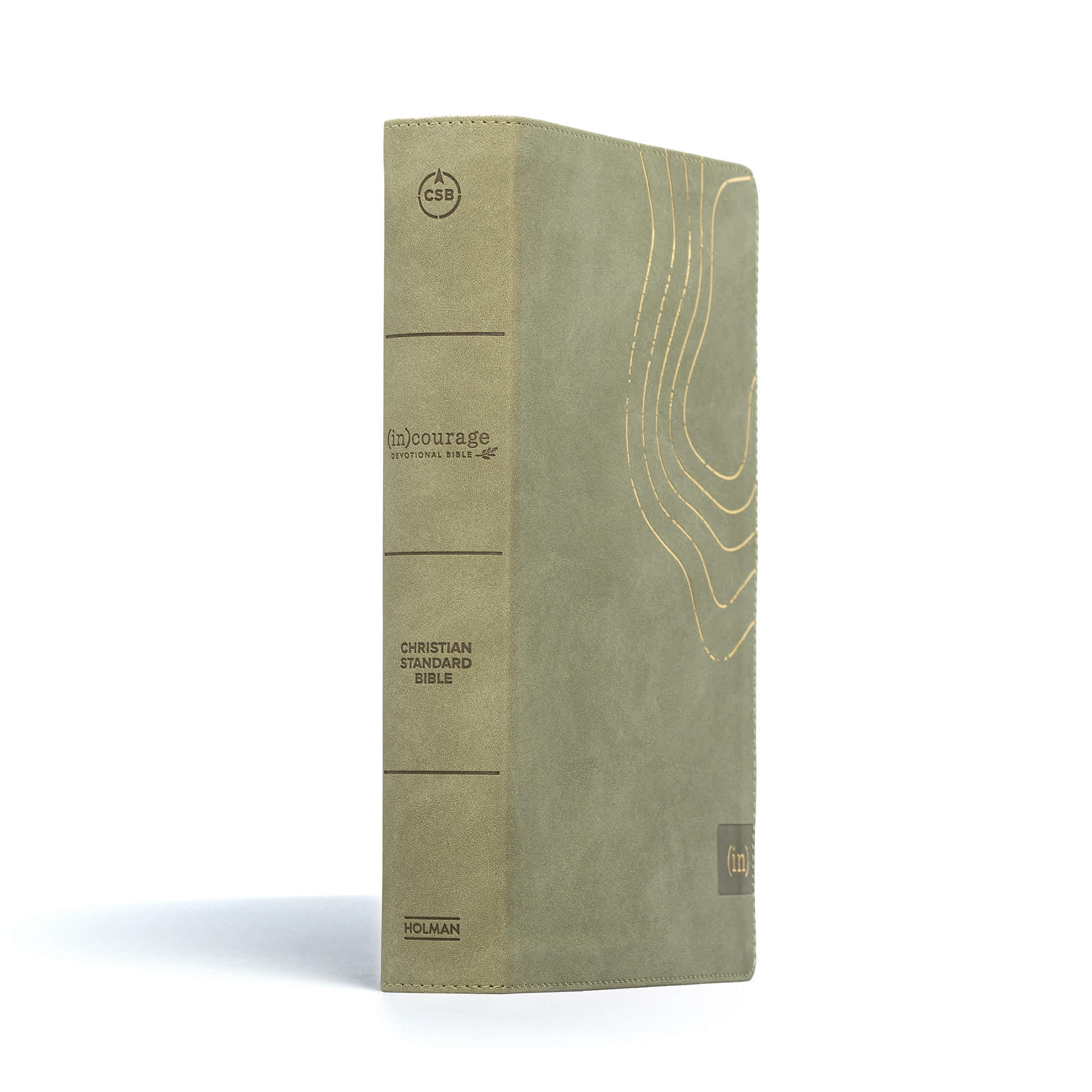 slide 2 of 10 for CSB (in)courage Devotional Bible, Sage LeatherTouch