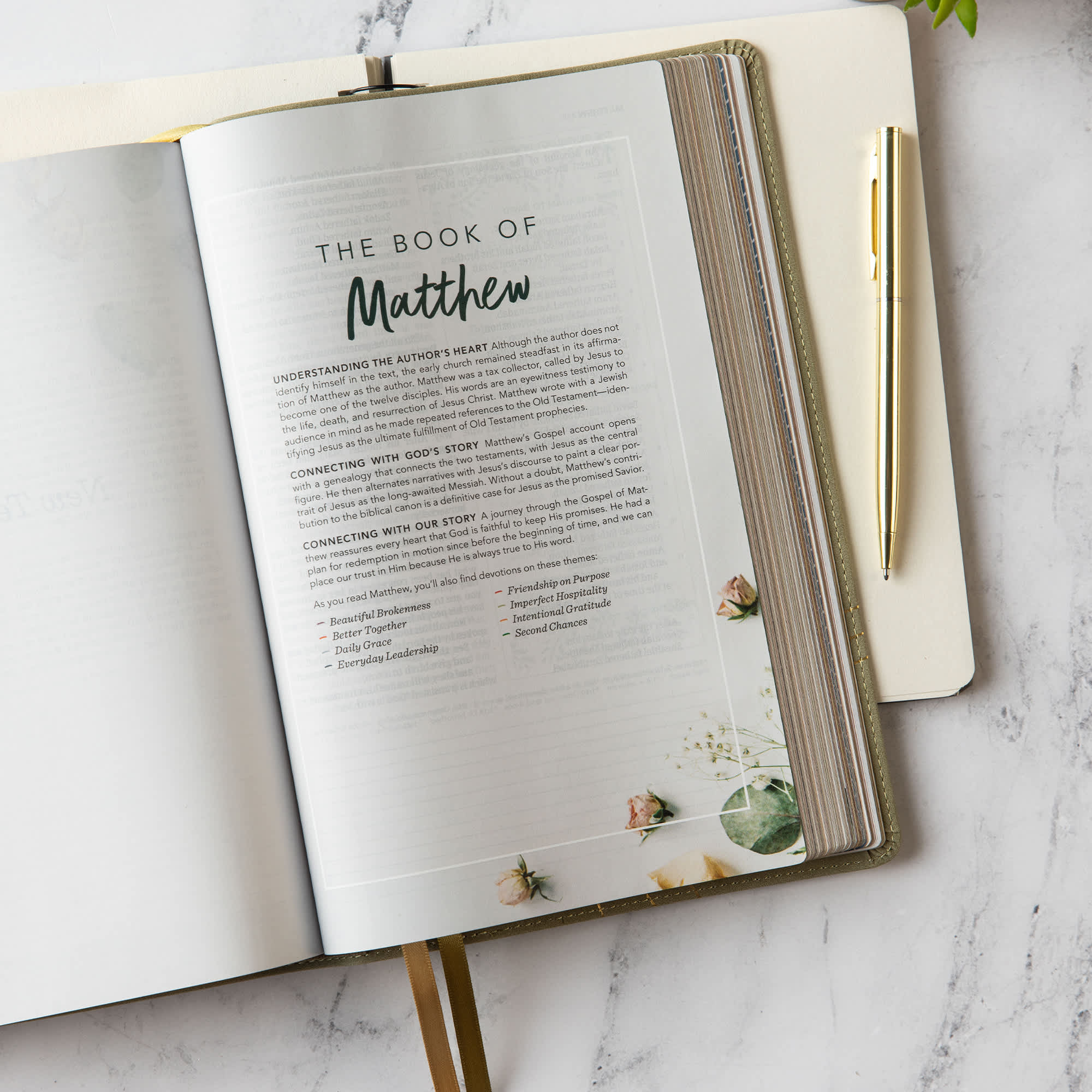 slide 4 of 10 for CSB (in)courage Devotional Bible, Sage LeatherTouch