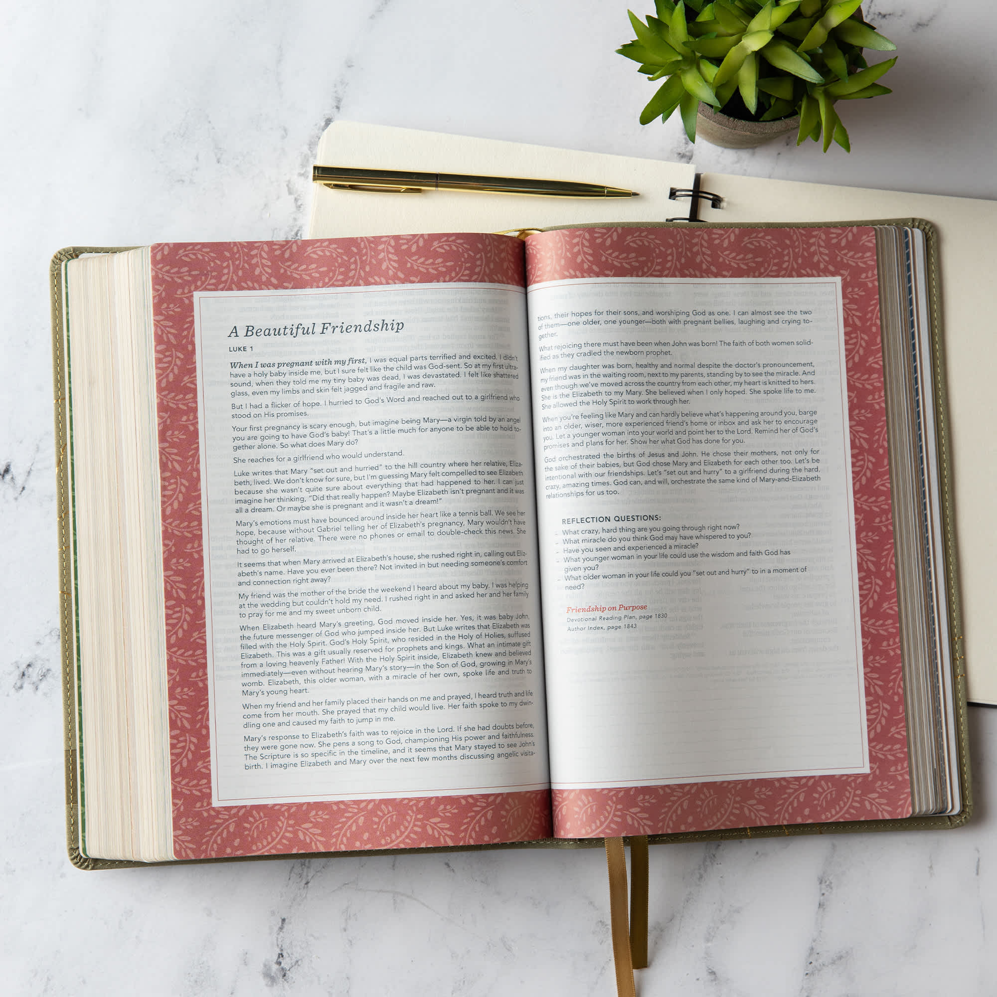 slide 5 of 10 for CSB (in)courage Devotional Bible, Sage LeatherTouch