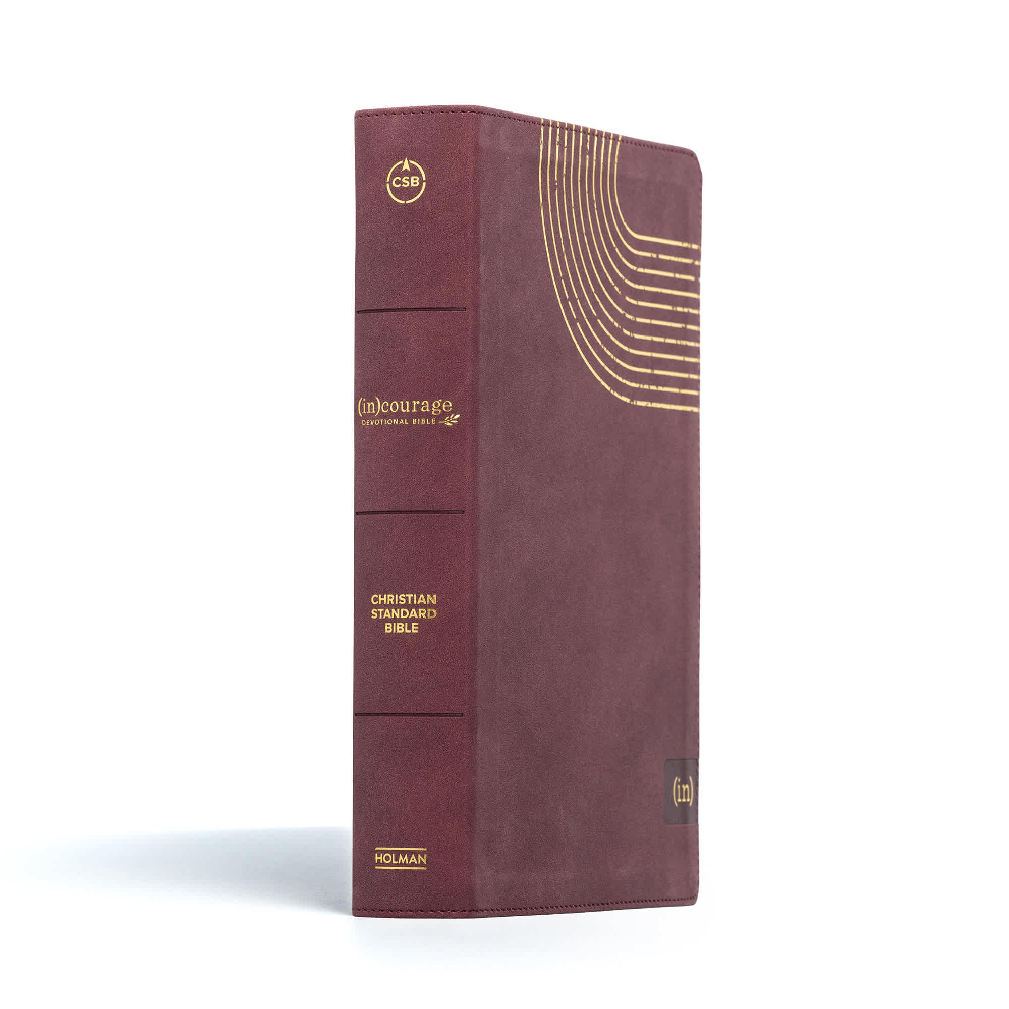 slide 2 of 10 for CSB (in)courage Devotional Bible, Bordeaux LeatherTouch, Indexed