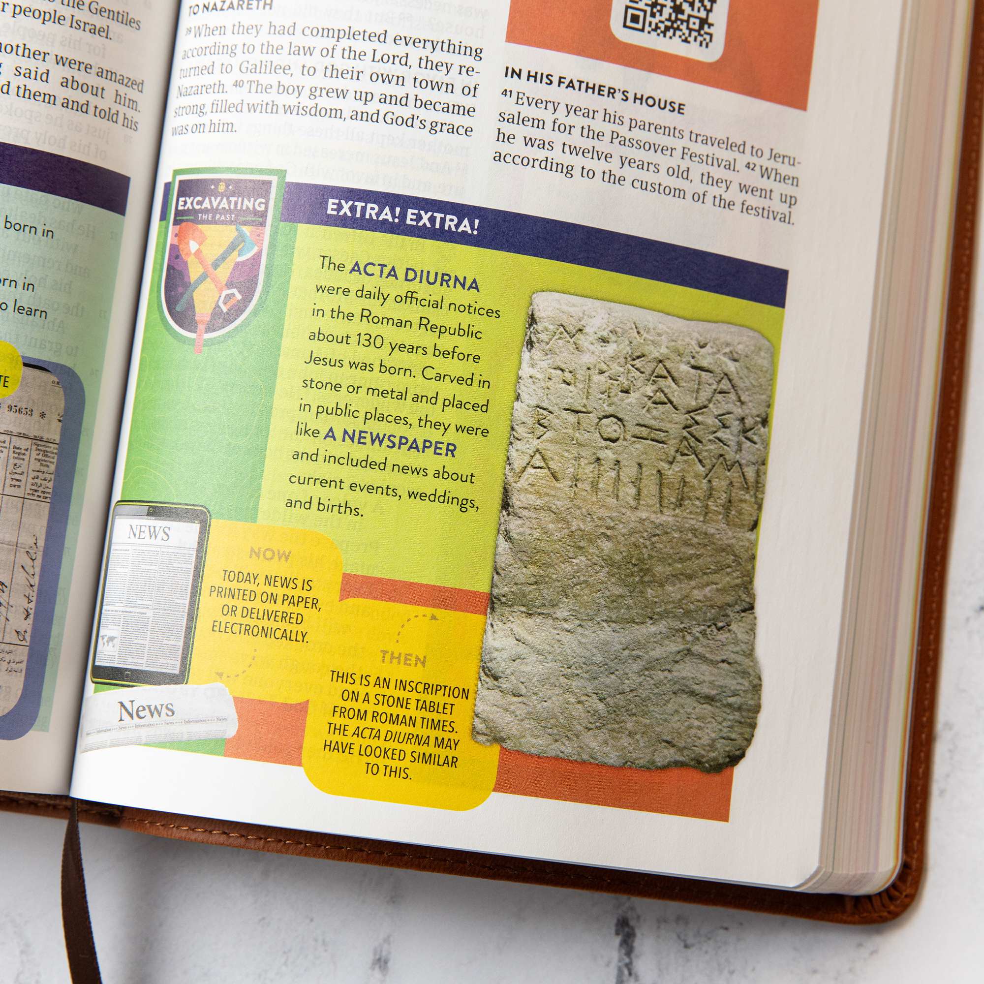 slide 6 of 10 for CSB Explorer Bible for Kids, Brown Mountains LeatherTouch