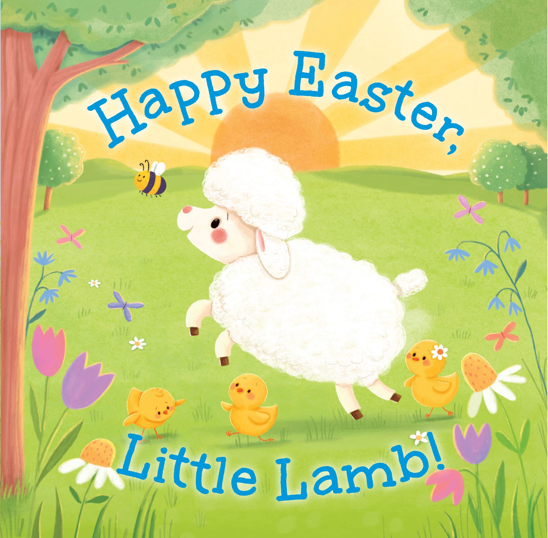 slide 1 of 2 for Happy Easter, Little Lamb!