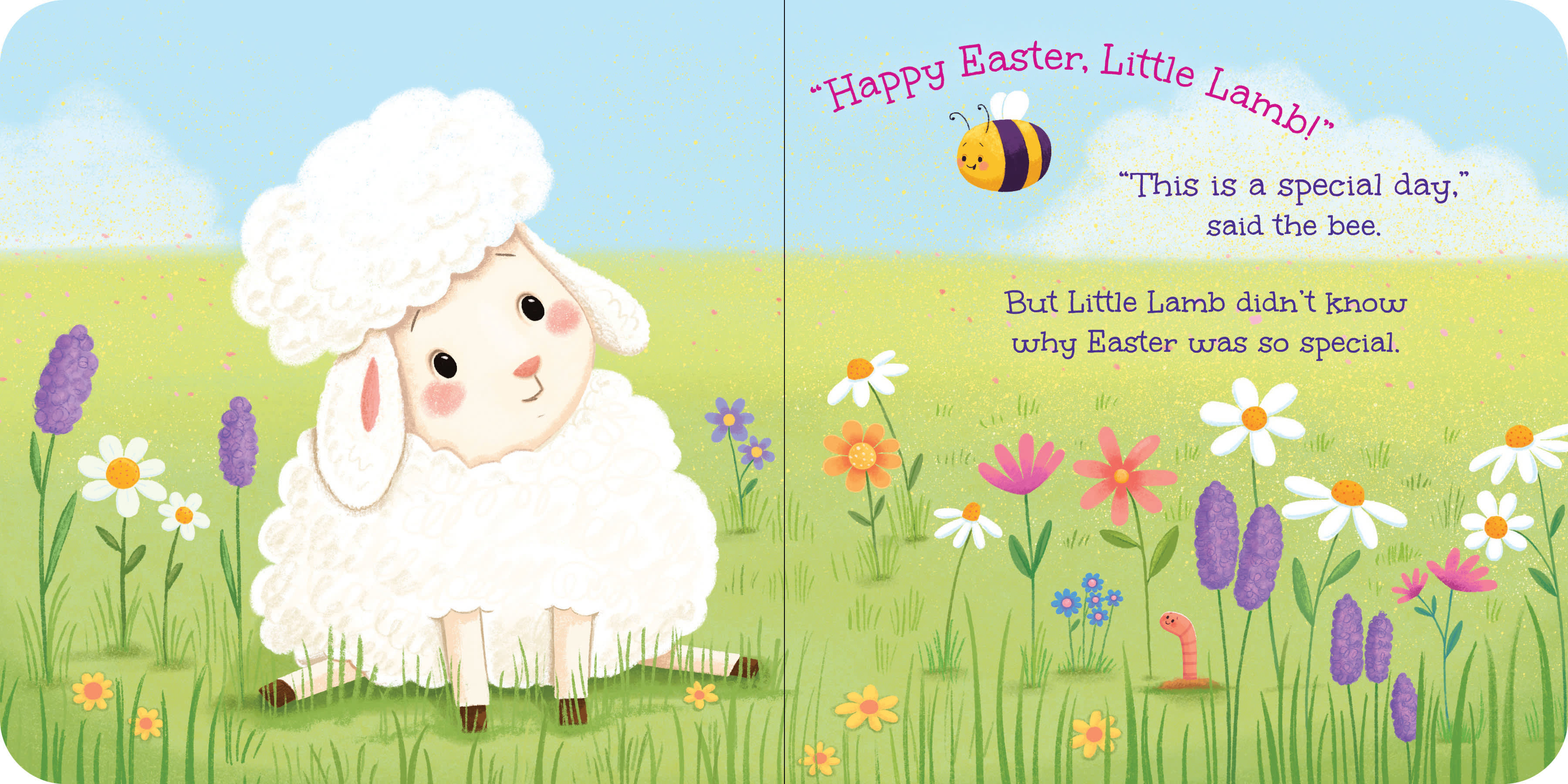 slide 2 of 2 for Happy Easter, Little Lamb!