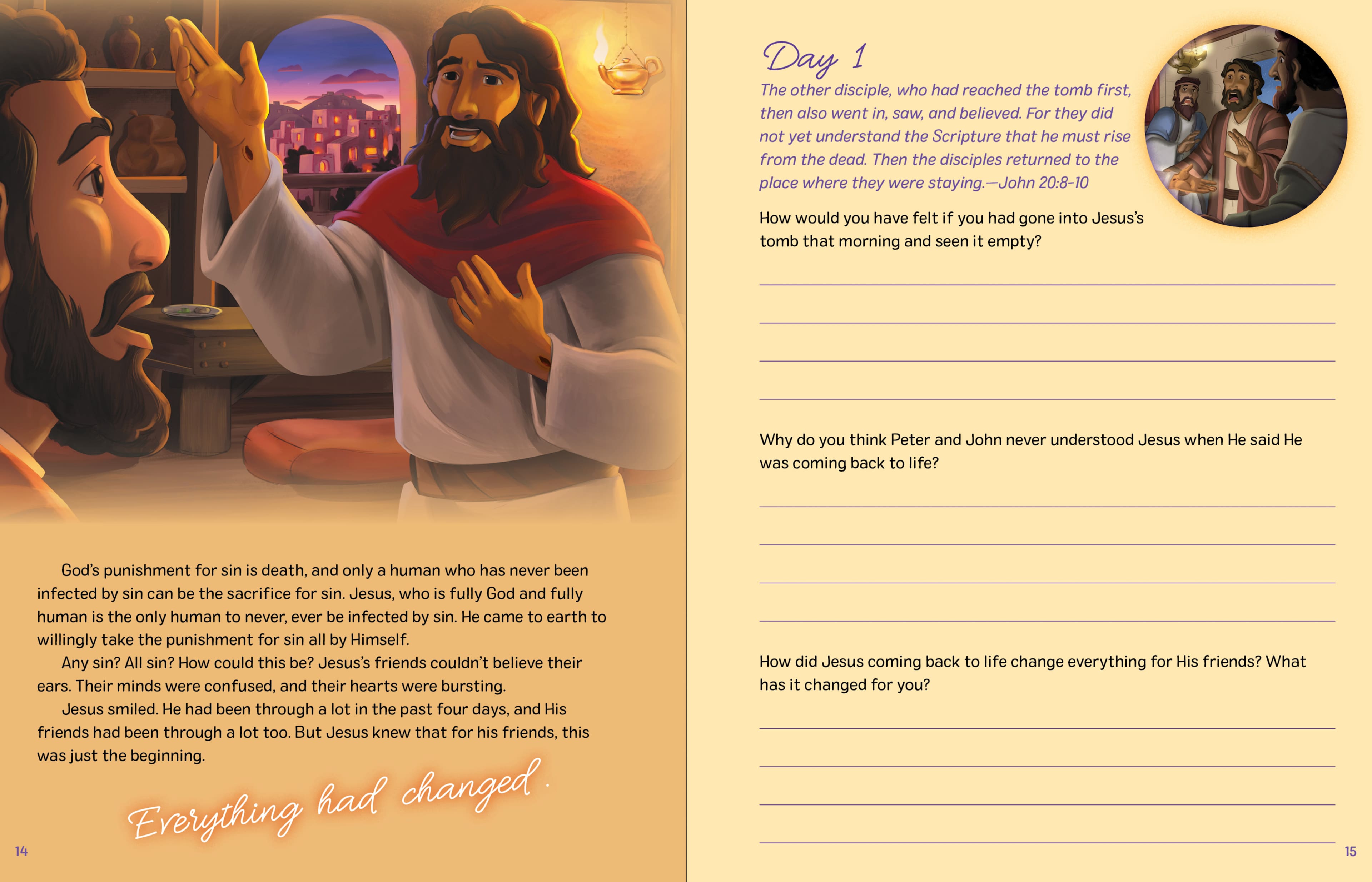 slide 2 of 2 for Easter Changes Everything