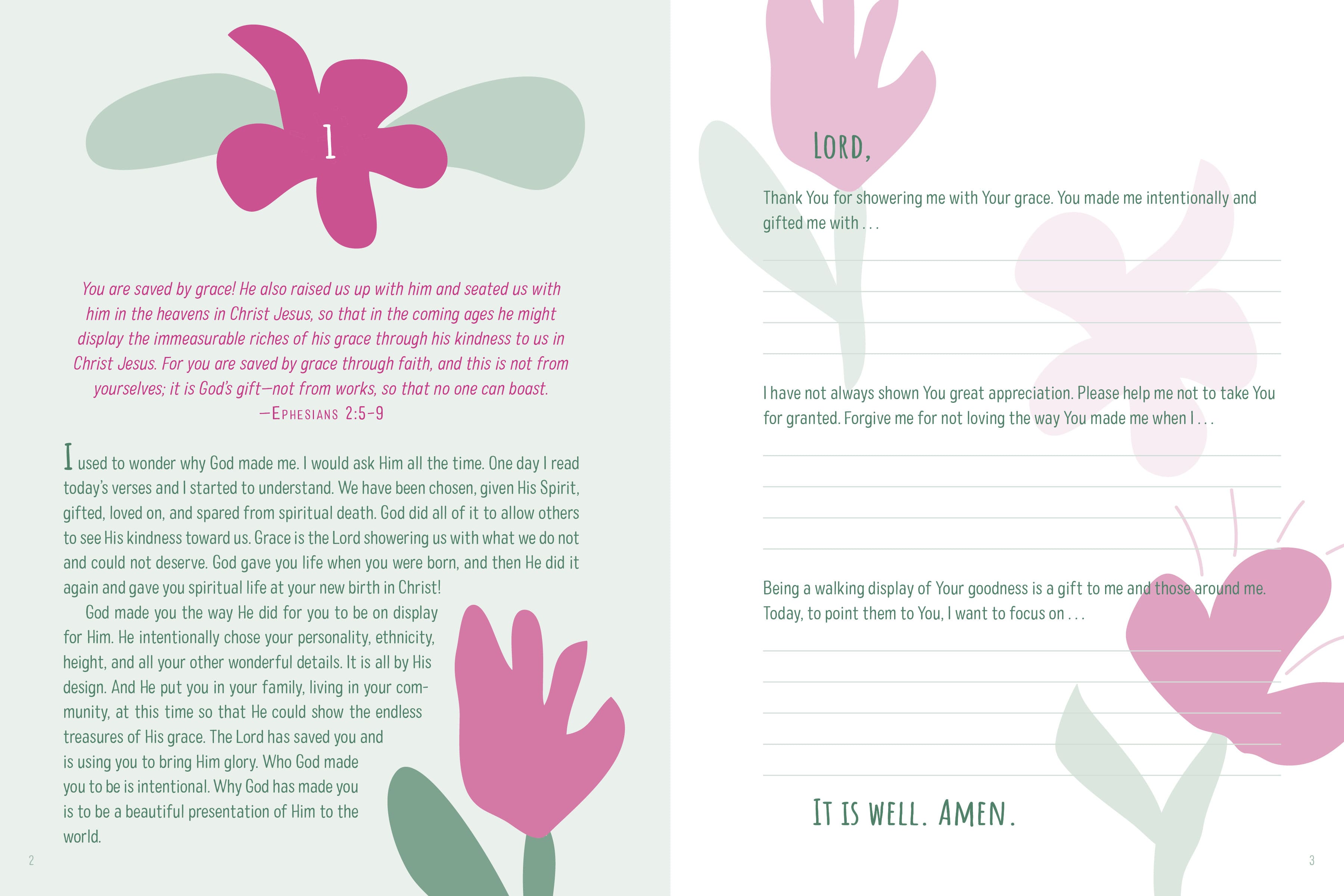 slide 3 of 3 for Guided Prayer Journal (For Teen Girls)