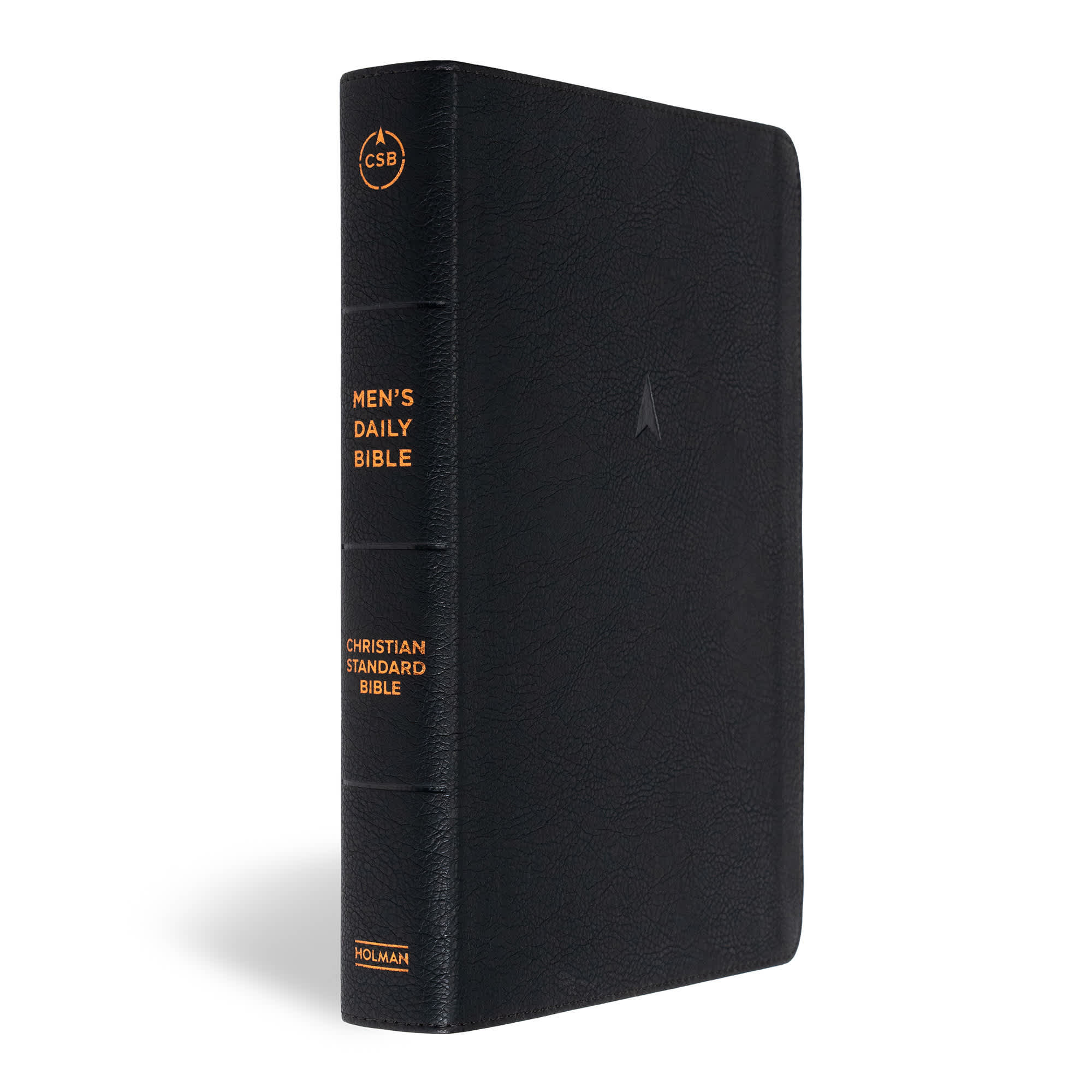 slide 2 of 10 for CSB Men's Daily Bible, Black LeatherTouch, Indexed